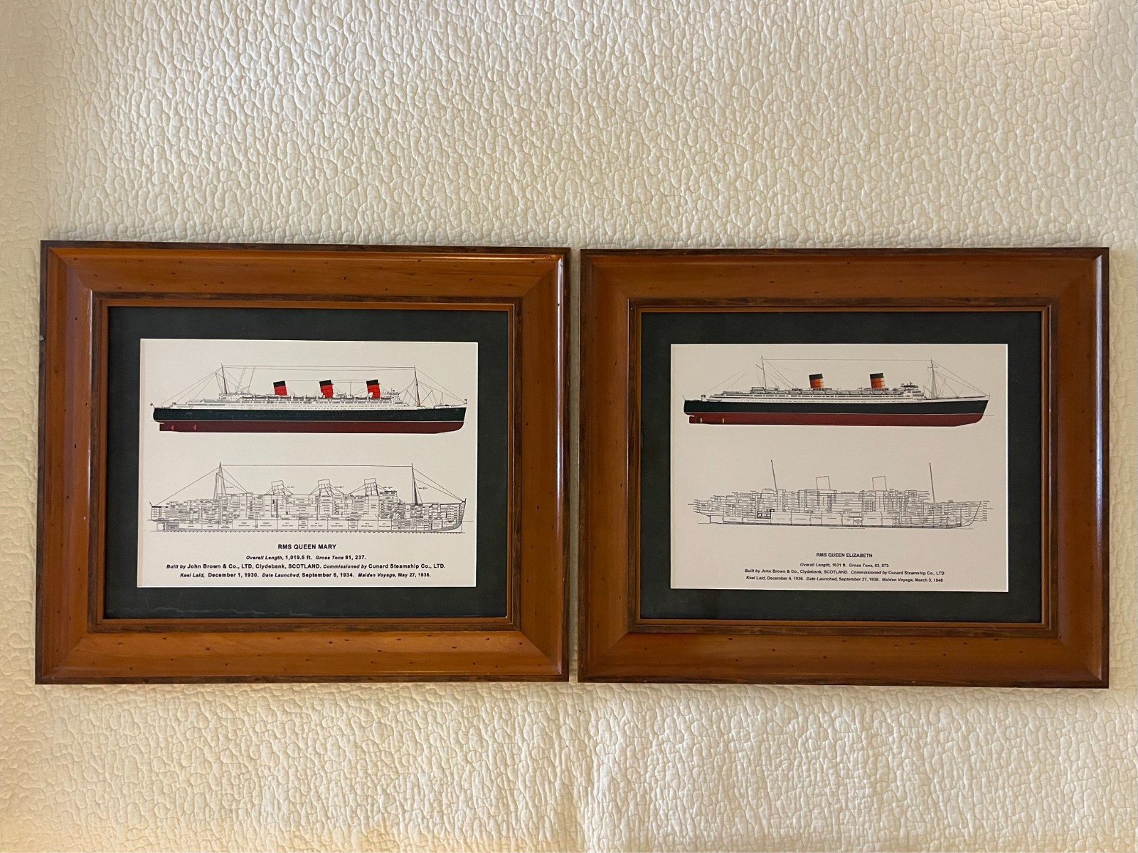 Queen Mary and Queen Elizabeth Ocean Liners – Museum Quality Pictures