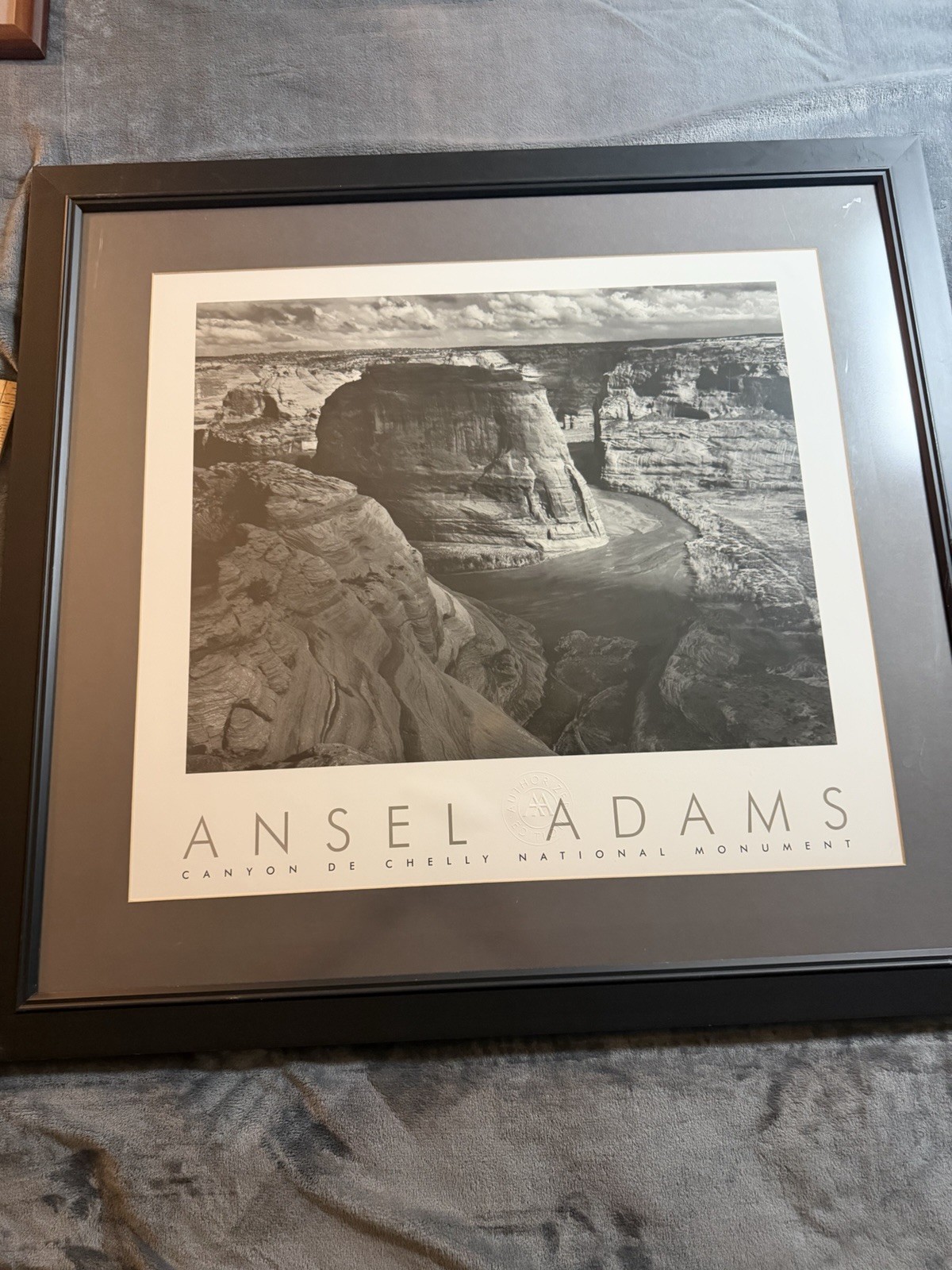 Ansel Adams Lithograph Authorized Edition framed canyon De Chelly Arizona 32×35