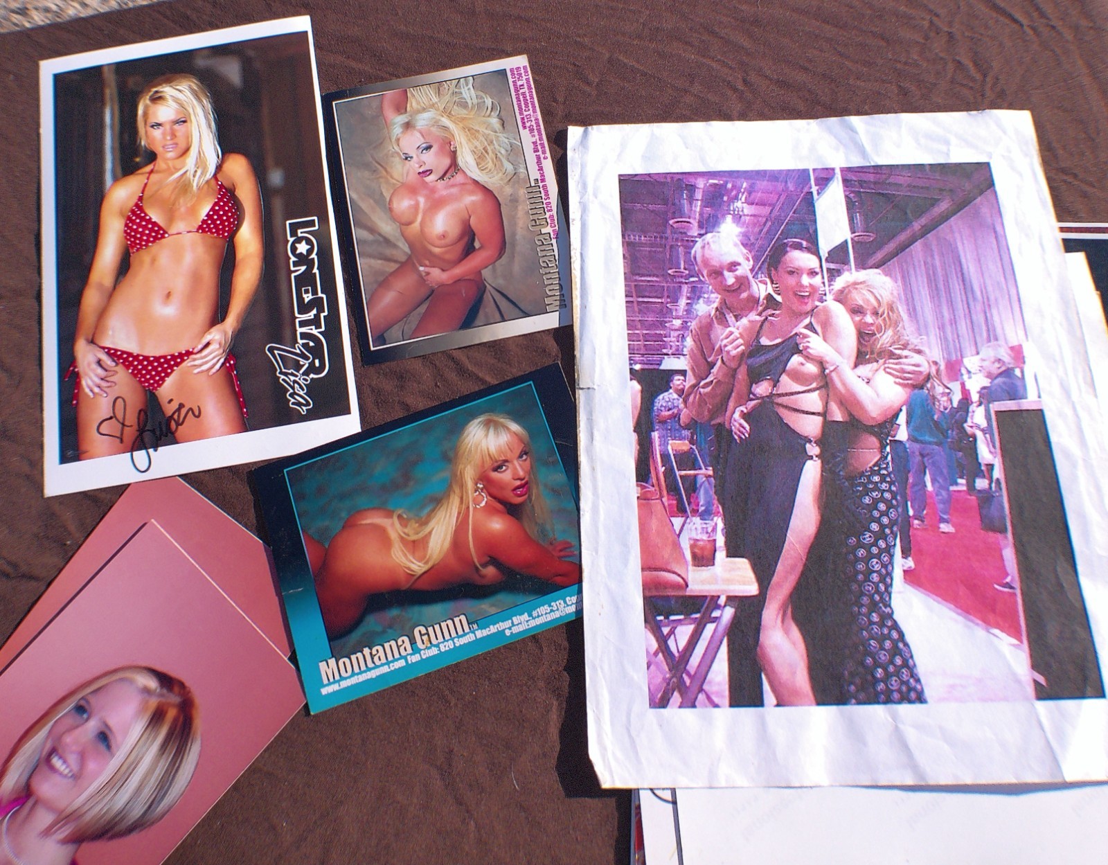 Large lot of Stars signed photos