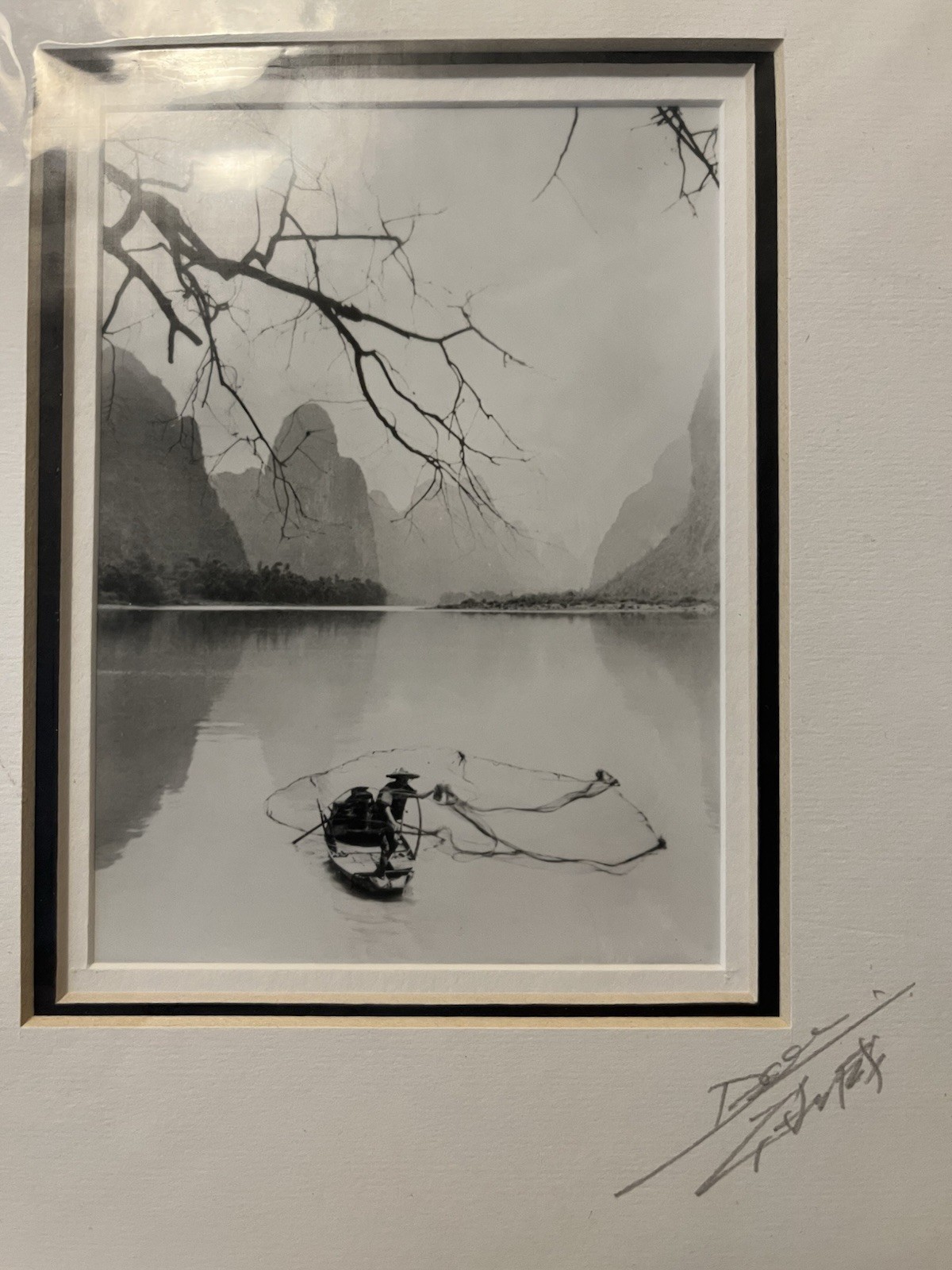 Don Hong-Oai Signed Original Photograph Fishermen Sealed Approx 8”x 10”