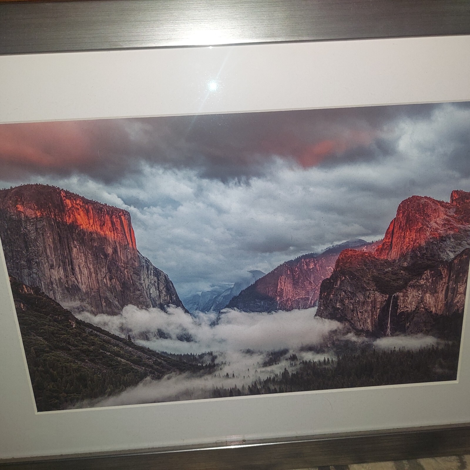 JIMMY CHIN Yosemite Sunset After The Storm Custom Framed Print L@@K Nature Photo