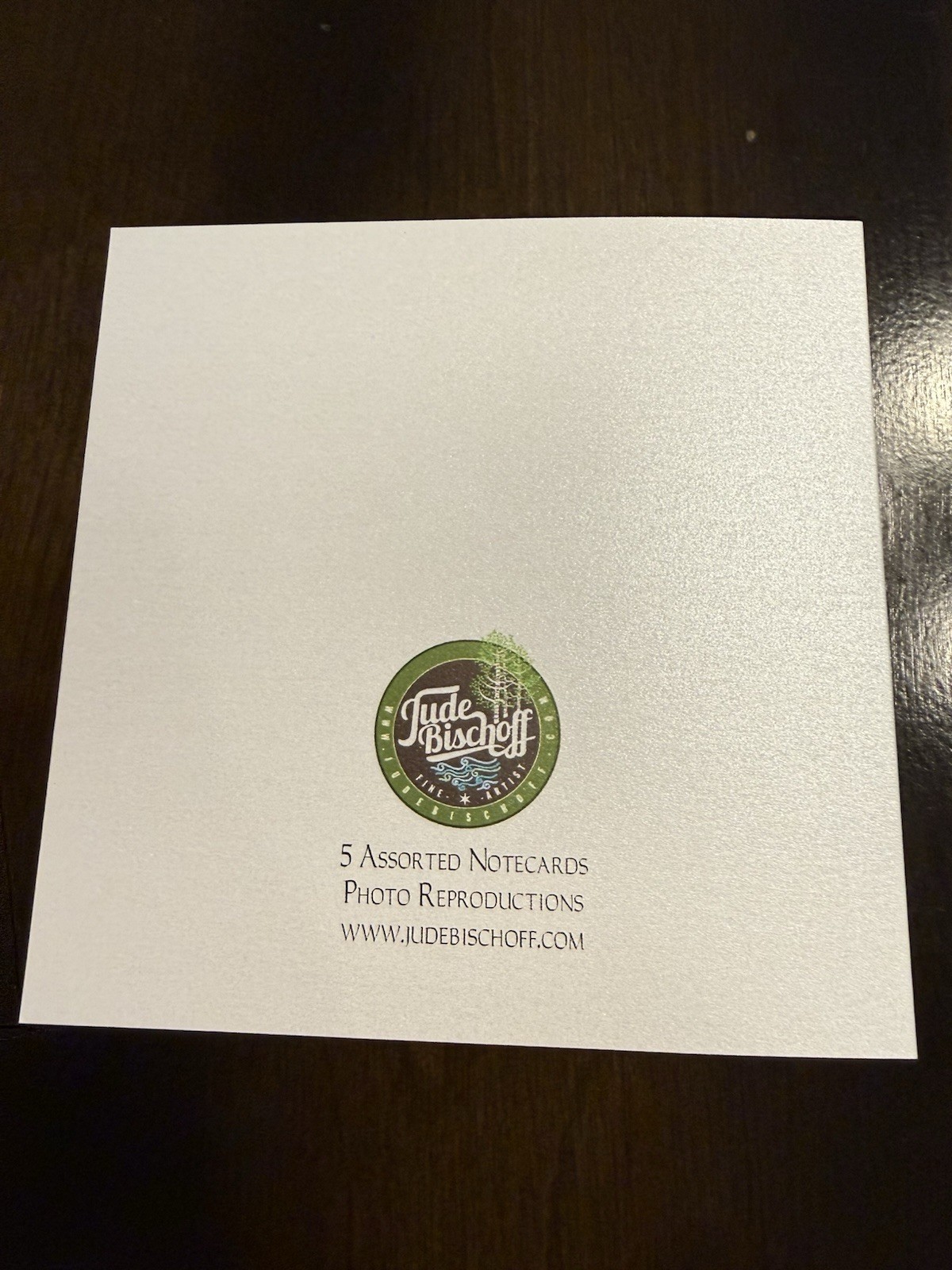 Jude bischoff Art Cards -set of 5 (5×5 Inches)