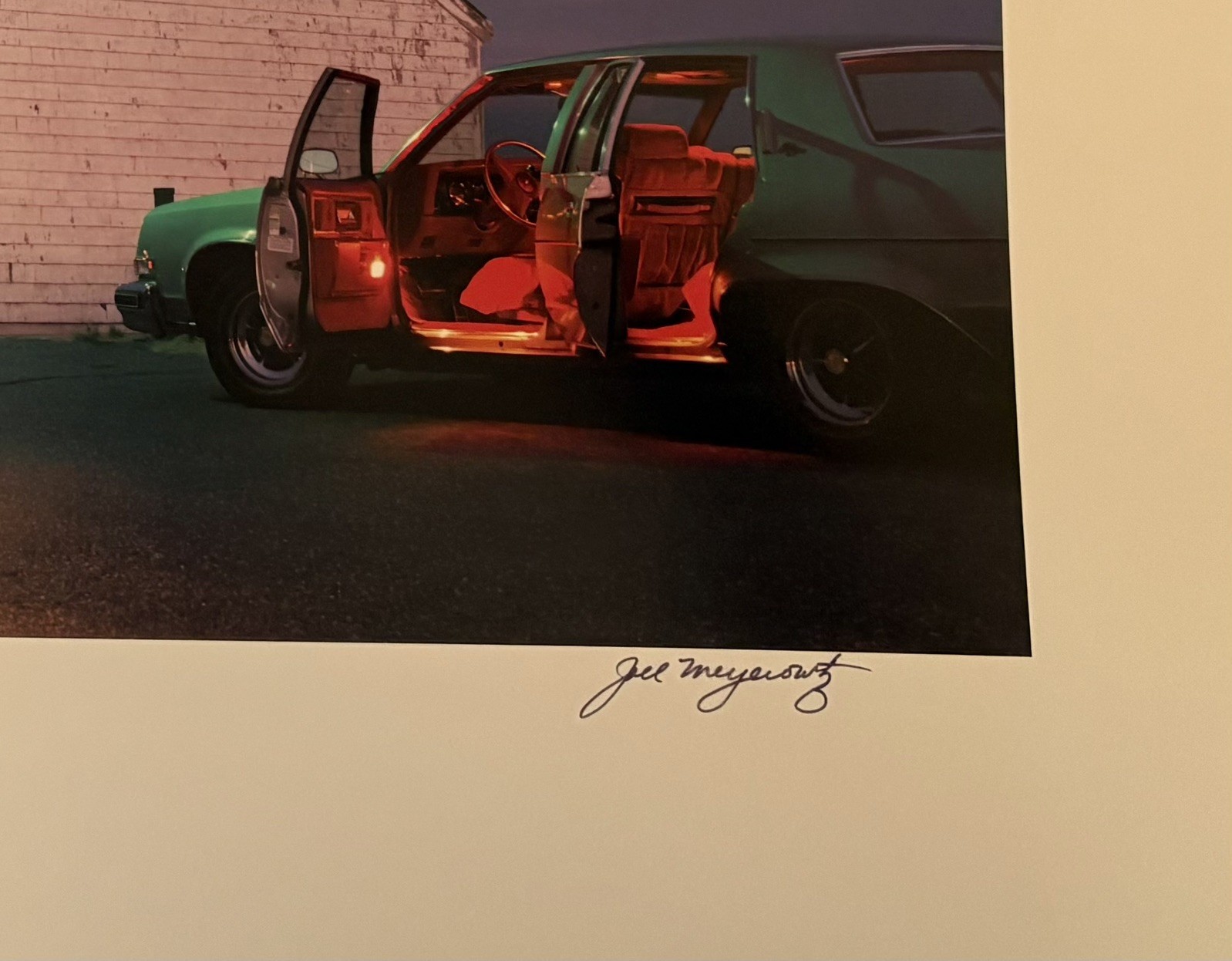 Joel Meyerowitz Red Interior, Signed Print, Provincetown Massachusetts 1977