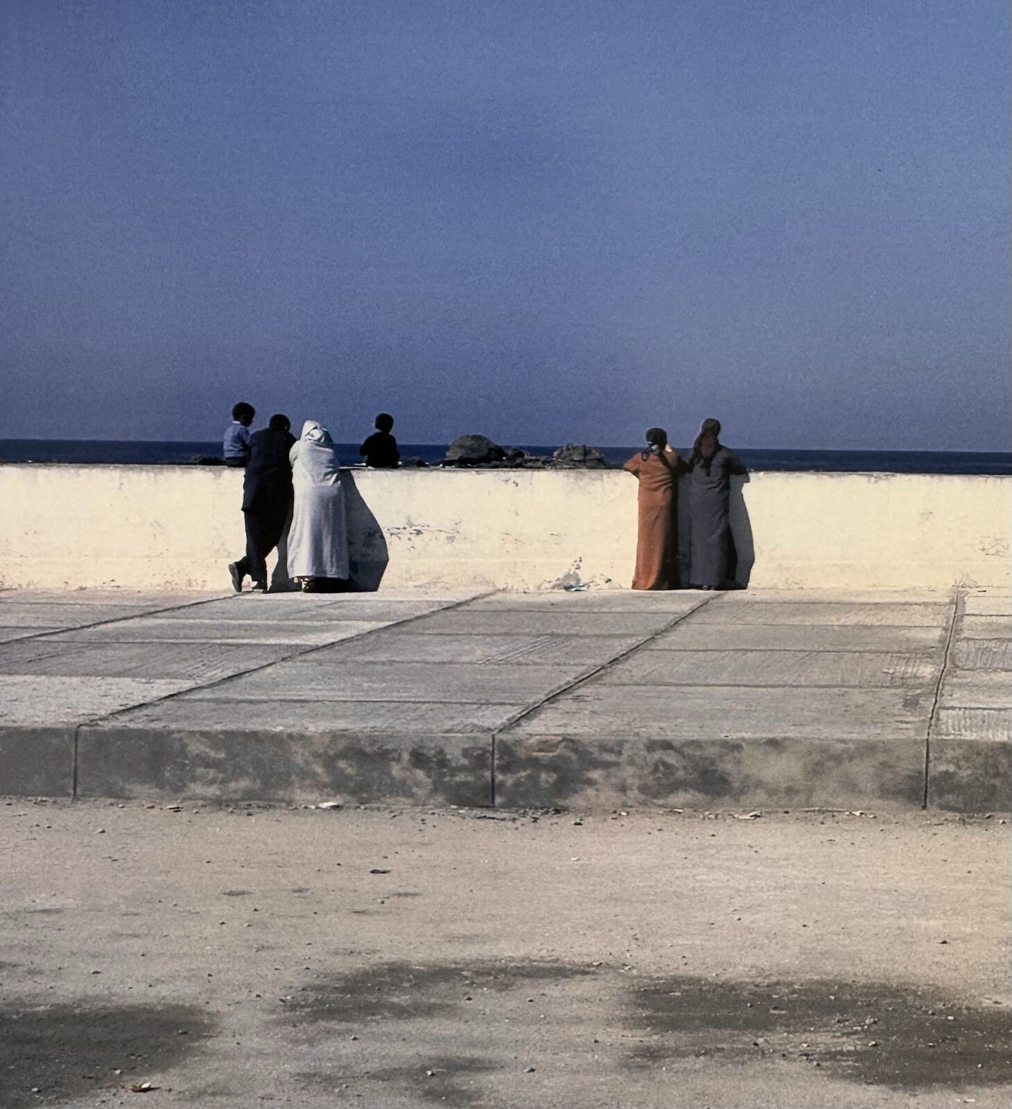 Original 1981 Harry Callahan Morocco Street Scene Dye Transfer Photograph SIGNED