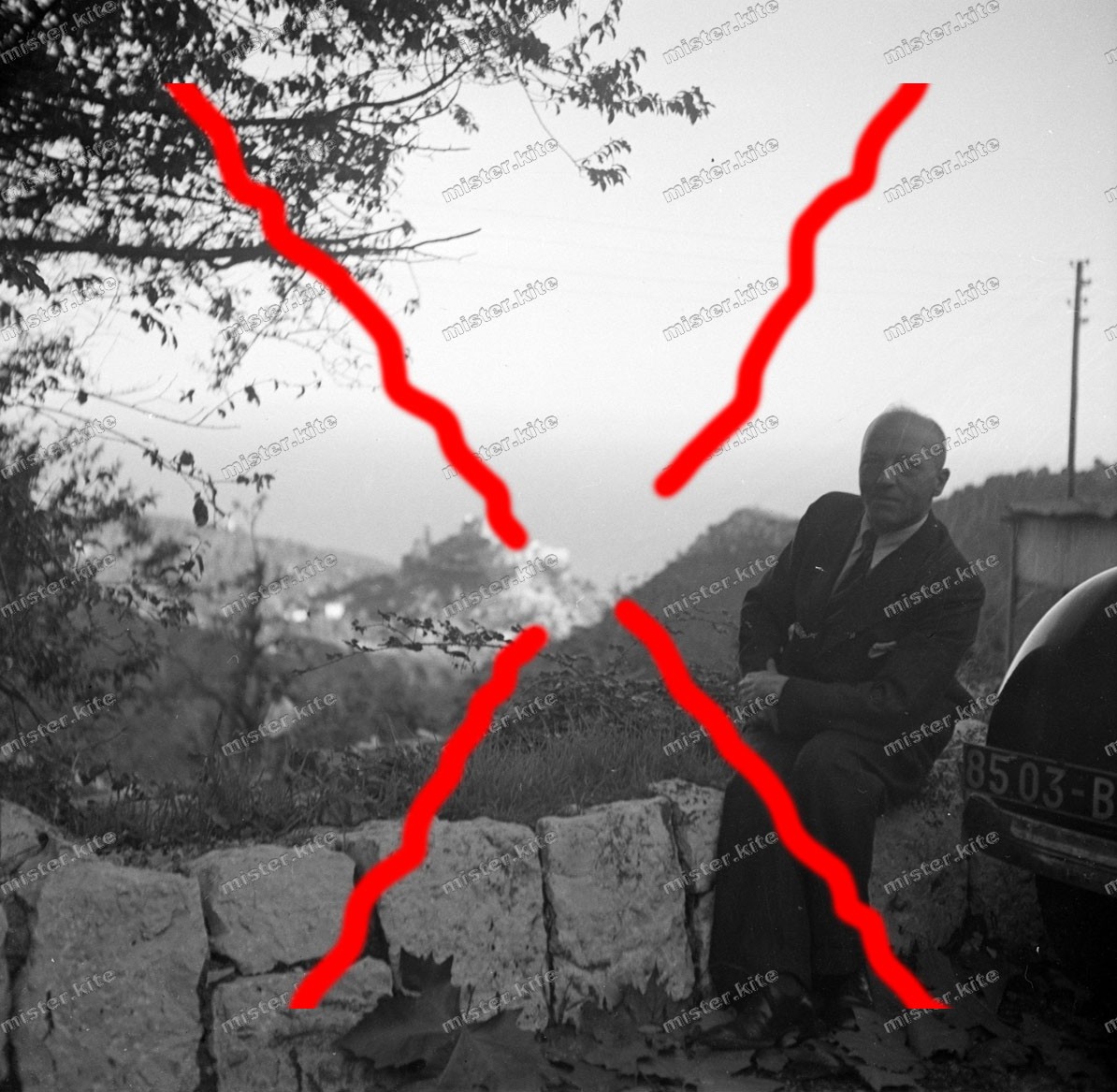 Negative-Côte d’Azur-France-Man-Landscape-1930s-177