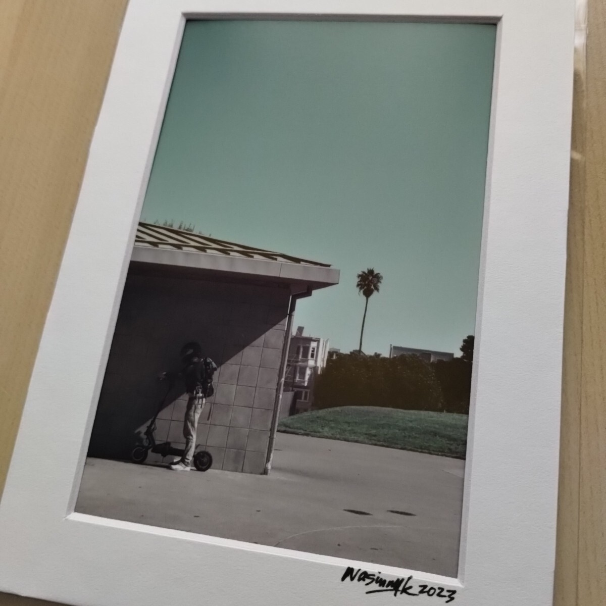 Matted Photo Print San Francisco Minimal Gig Modern Photography Home Decor
