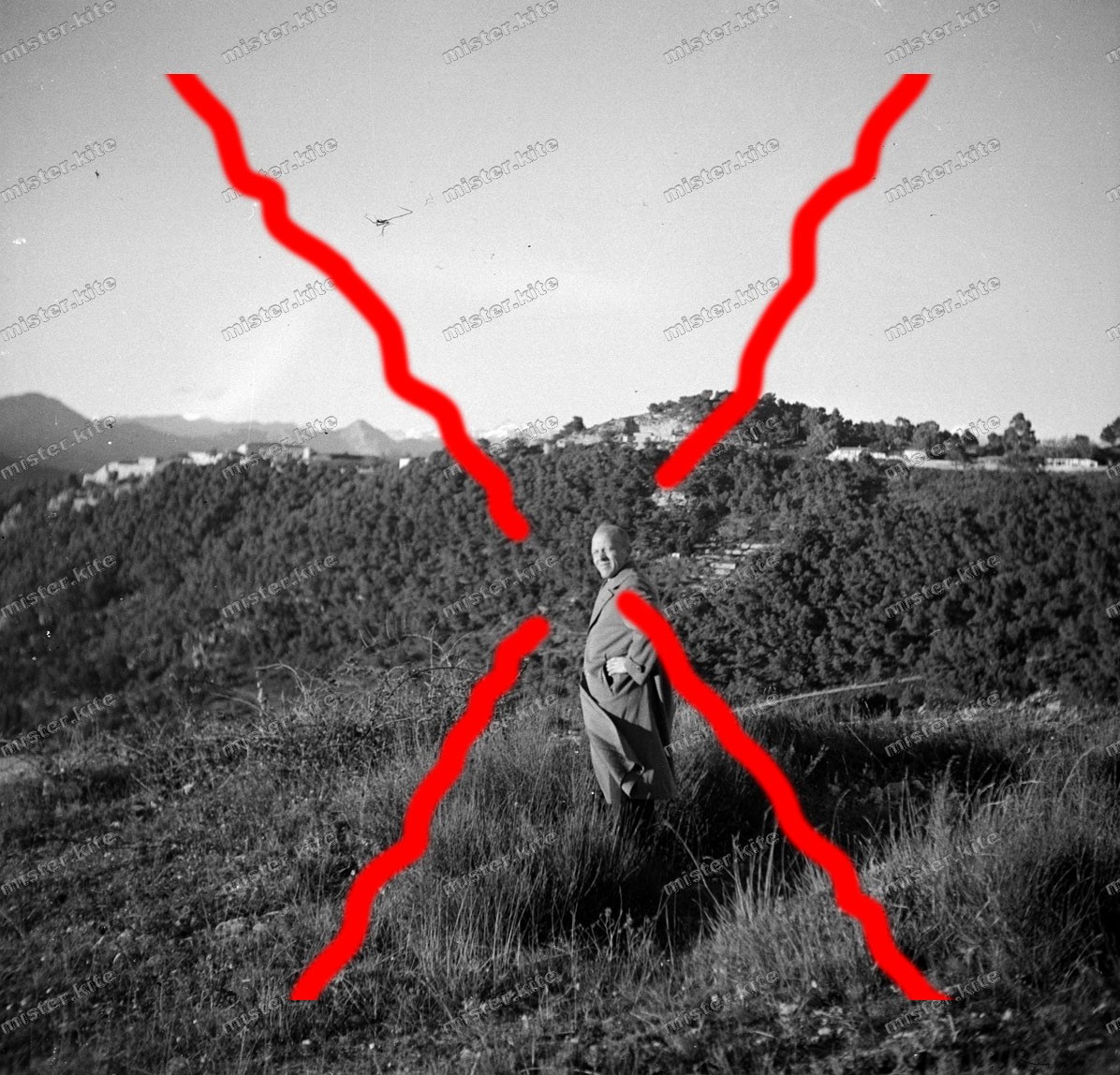 Negative-Côte d’Azur-France-Landscape-Man-Panorama-1930s-174