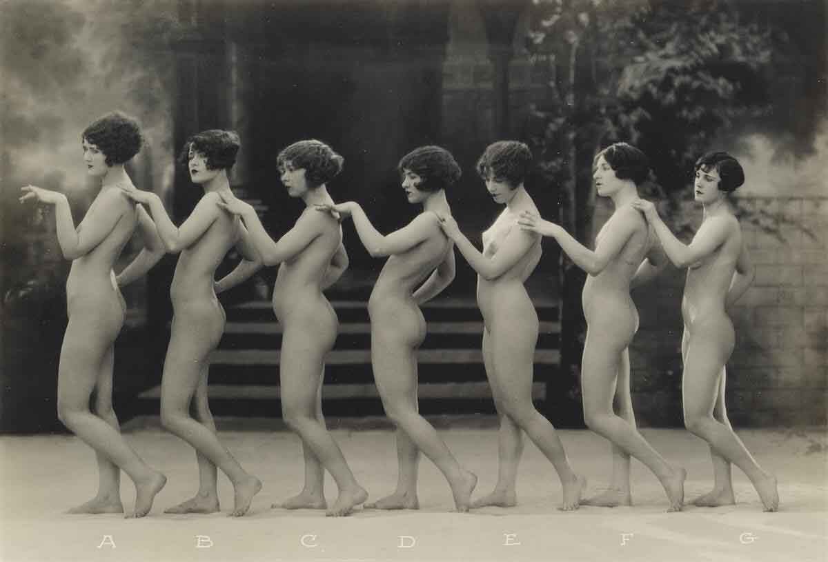 8 Photo SET by Albert Arthur Allen – Vintage 1920’s Nudes ART DECO