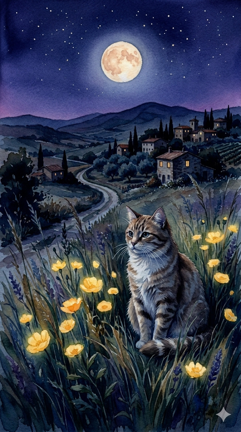 Digital Image Picture Watercolor Cat Wallpaper Background Desktop AI Art