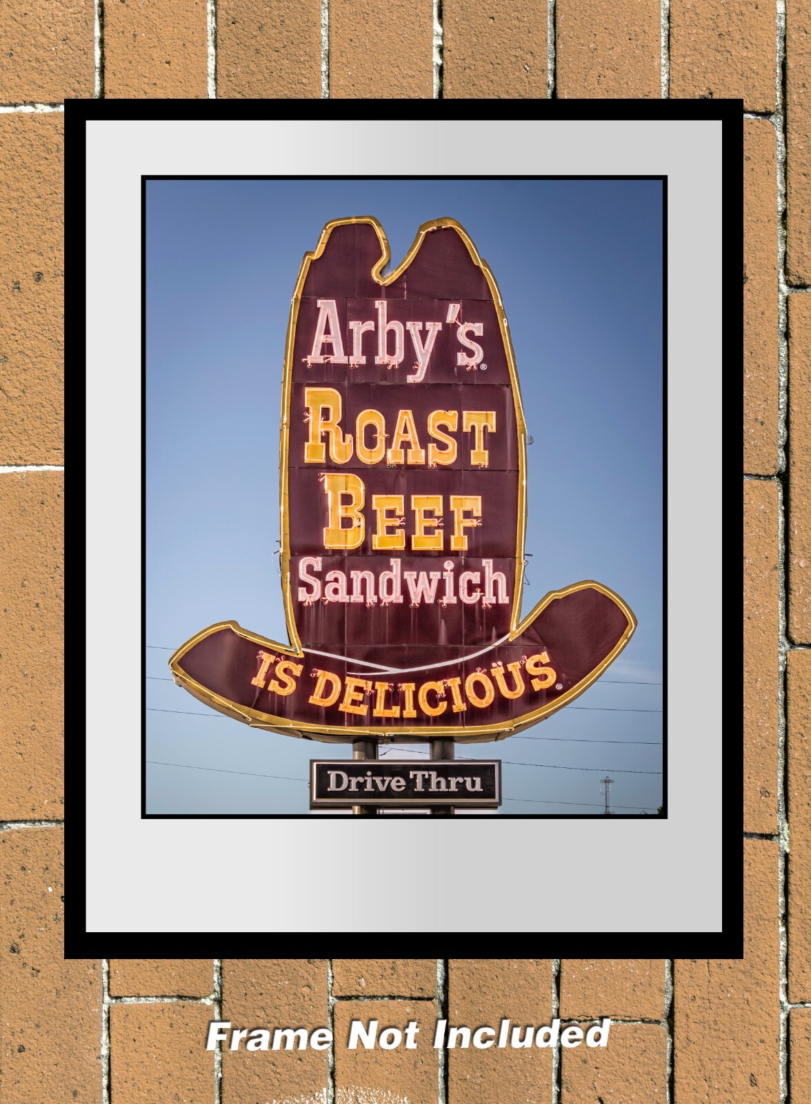 Arby’s Vintage 10-gallon Sign 11″ x 14″ Color Photograph (130913002311X14
