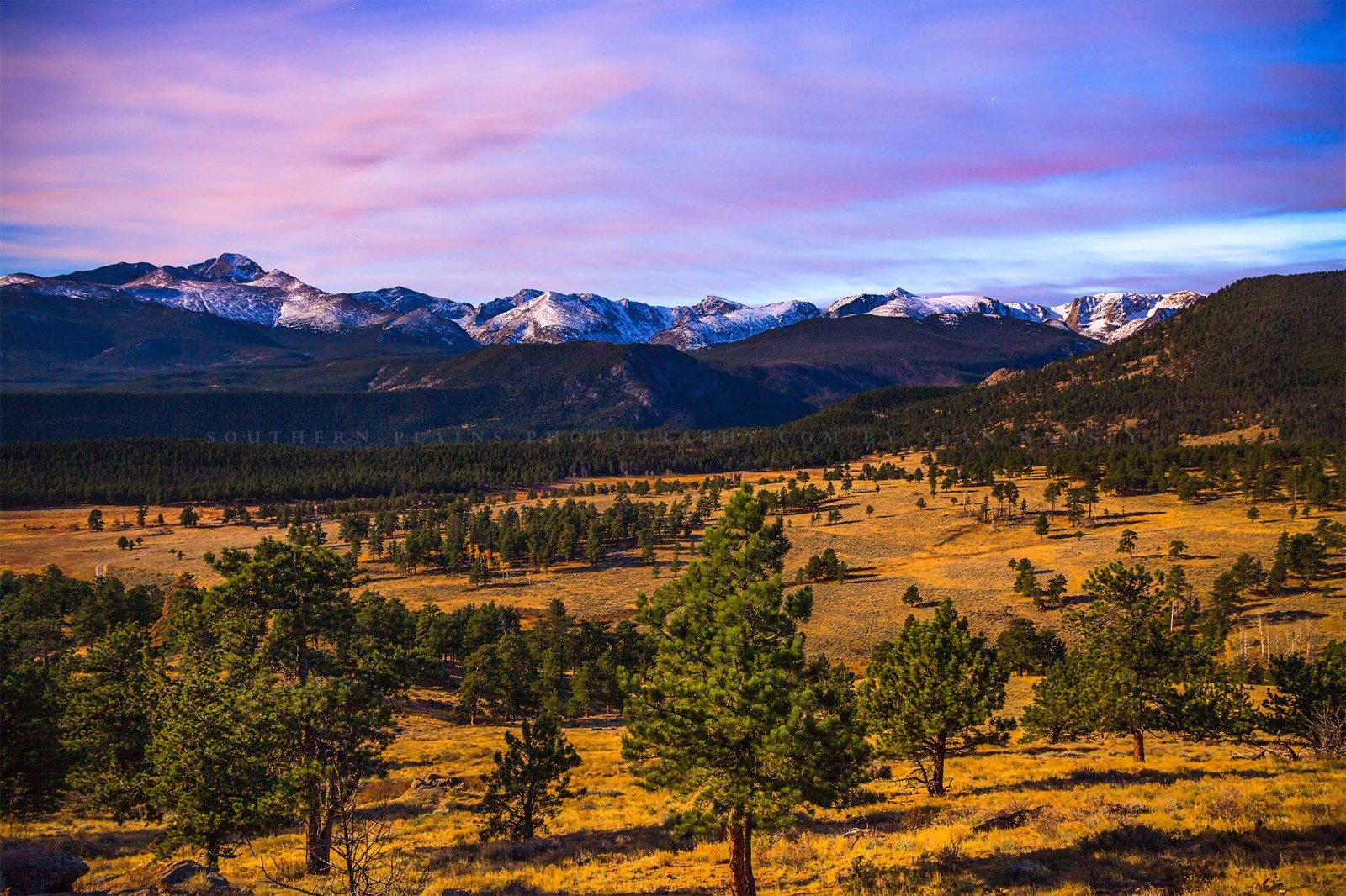Rocky Mountains Photography Print: Colorado Estes Park Landscape Picture Photo