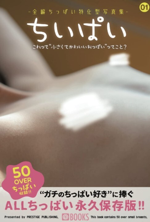 Cute Flat-Chested Japanese women ①②③ Small Breast Art Book Set Of 3 Photo FeDex