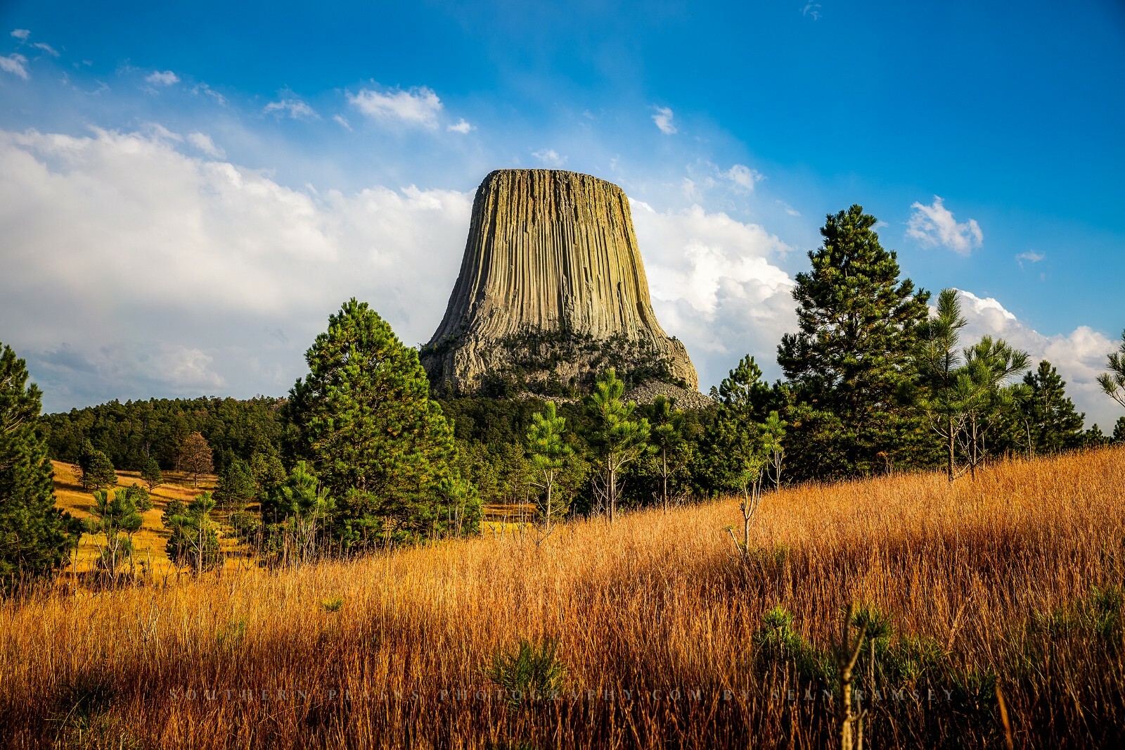 Western Photography Print – Picture of Devils Tower in Black Hills of Wyoming