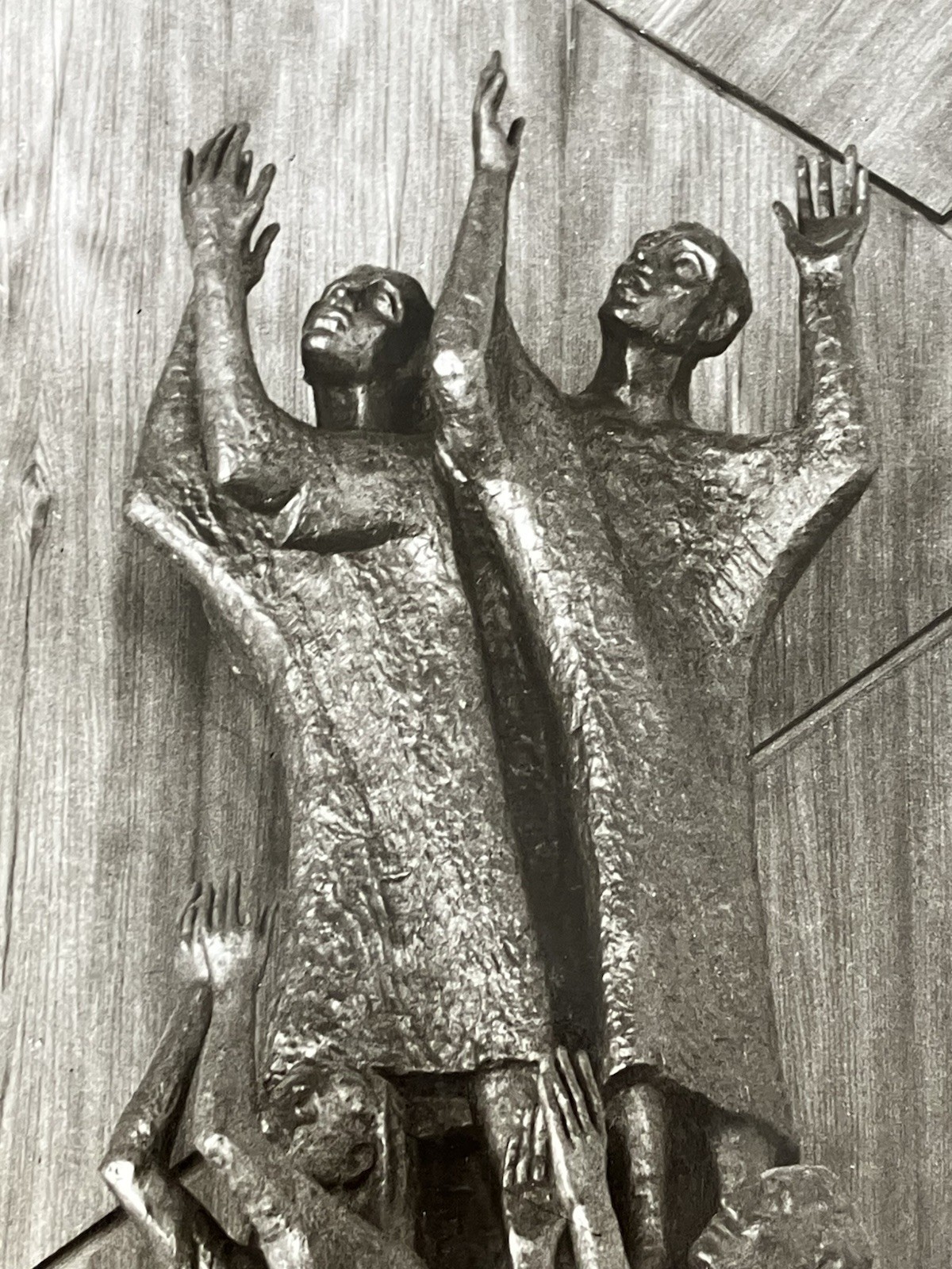 5 MCM Vintage Sculpture art B&W photos German Krefeld Erich Schmidt Hermann Ege