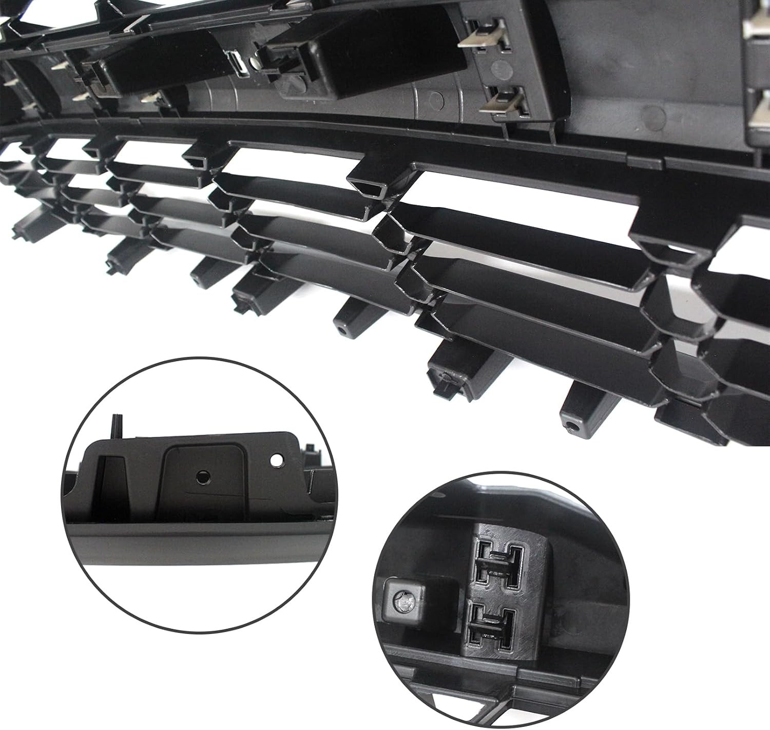 Front Bumper Upper Grille Grill Assembly Compatible with 2016-2019 Chevy Chevrol