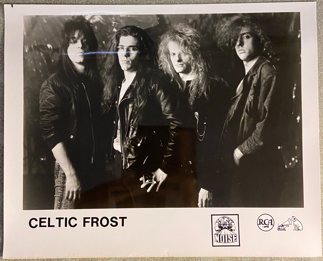 Celtic Frost Original Vintage Noise Records 8×10 Promo Photo / LP Insert