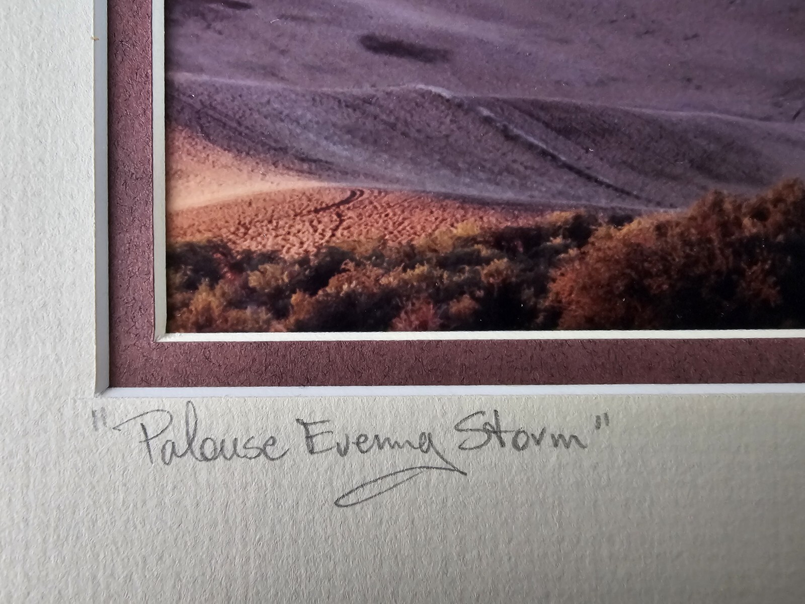 ART – Original Signed John Clement 35mm Photograph 16×13 Framed Modern Landscape