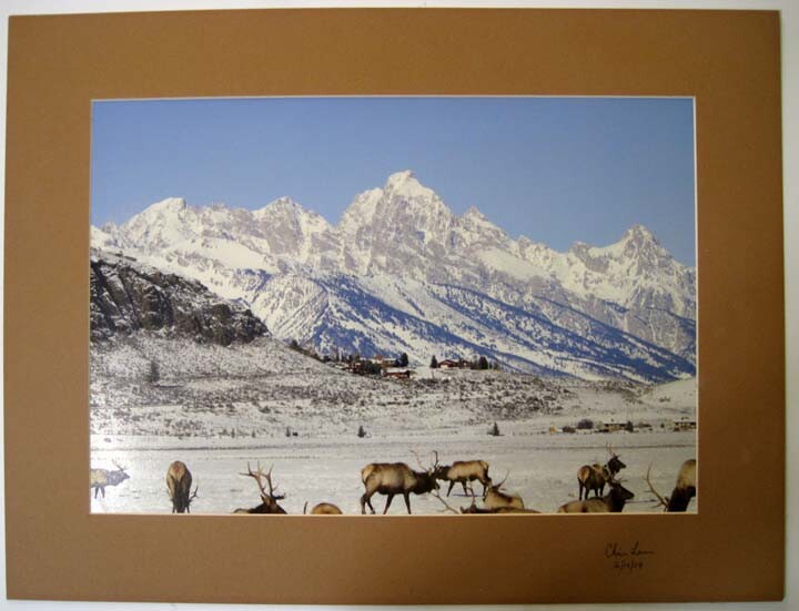 Professional Oversize Wyoming Landscape Chris Larson Photograph 19″ X 13″ Matte