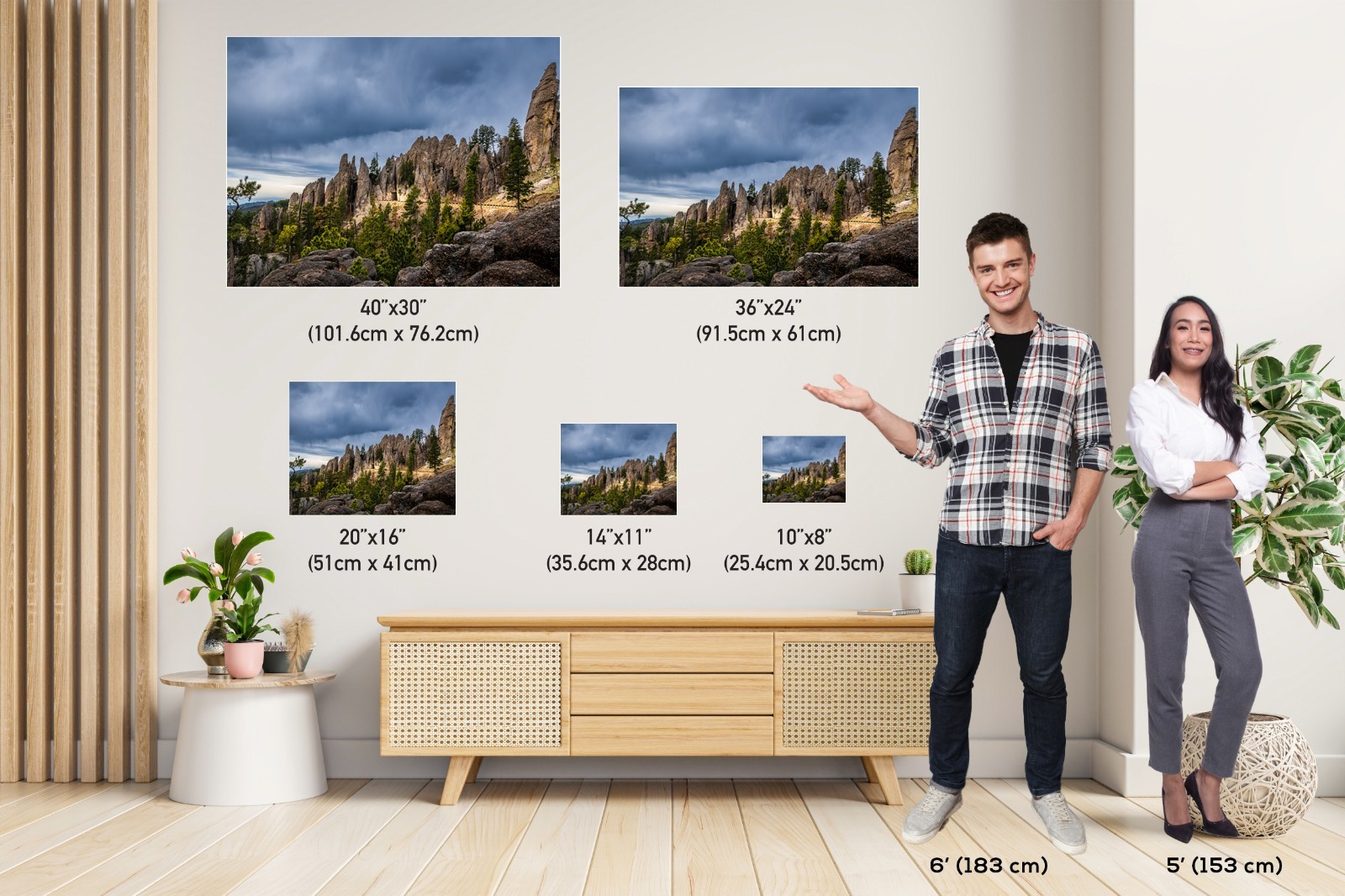 Needles Eye Tunnel: Black Hills South Dakota Rock Formation Photography Wall Art