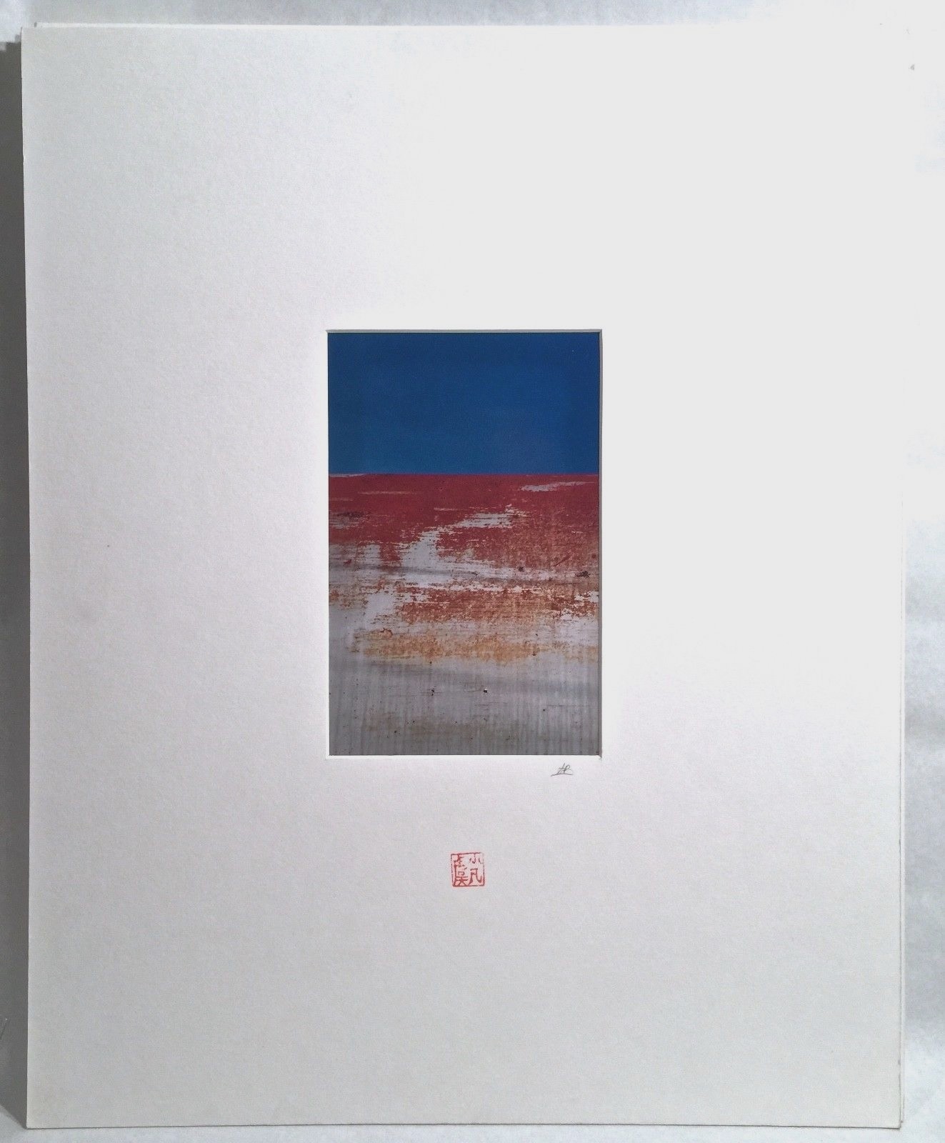 SIGNED VINTAGE ABSTRACT SURREAL MODERNIST STUDY COLOR PHOTOGRAPH