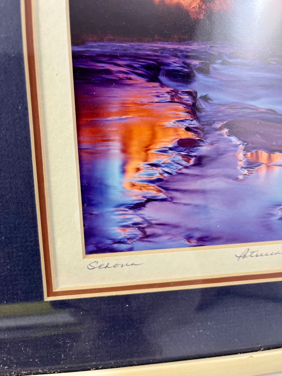 Vintage Set of 3 Patricia Stanton Sedona Photographs 2 Framed Wall Art