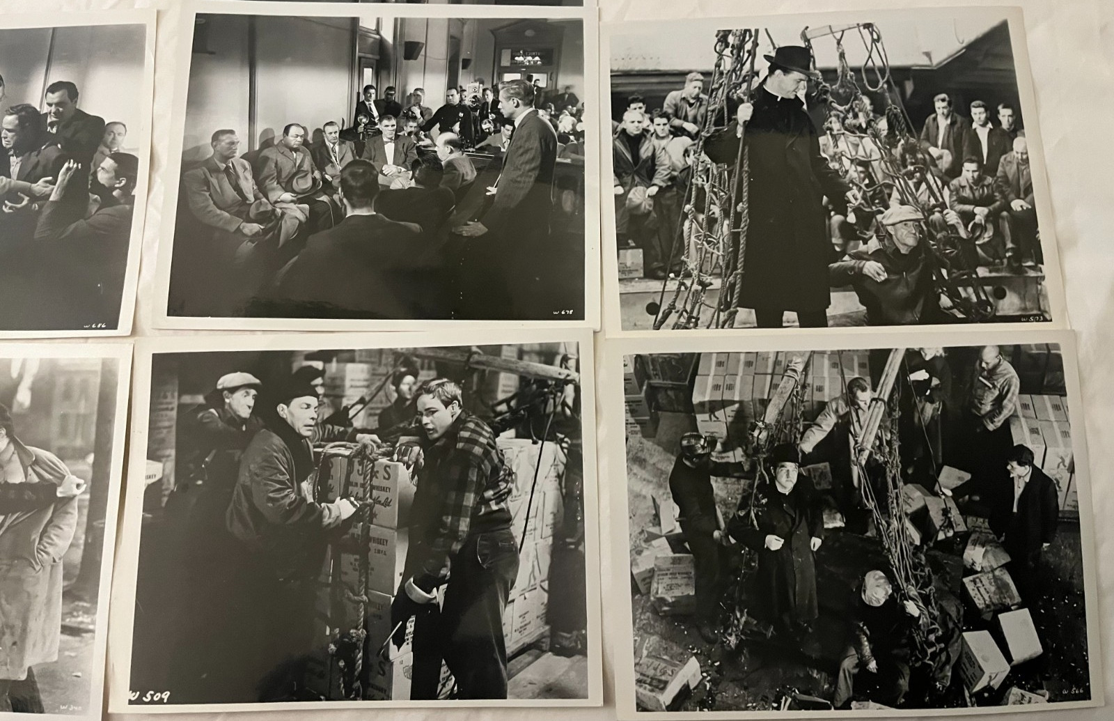 MARLON BRANDO ON THE WATERFRONT THE WILD ONE 12 VINTAGE 8X10 PRESS PHOTOS STILLS