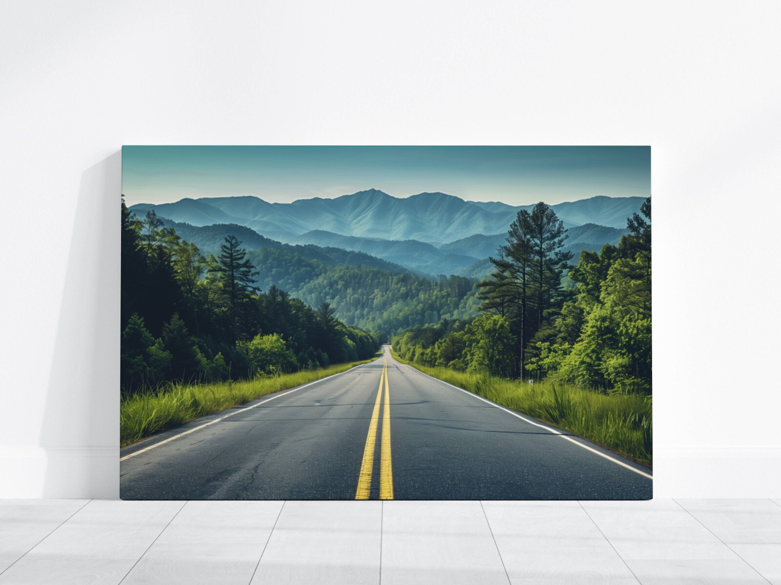 Blue Ridge Mountains Photo, Smoky Mountains Art, Appalachian Mountains Painting,