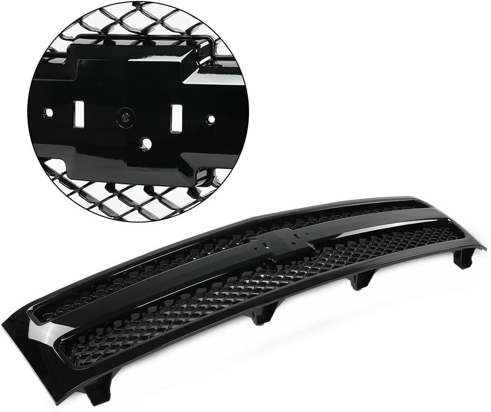 Front Bumper Mesh Grille Insert, Black