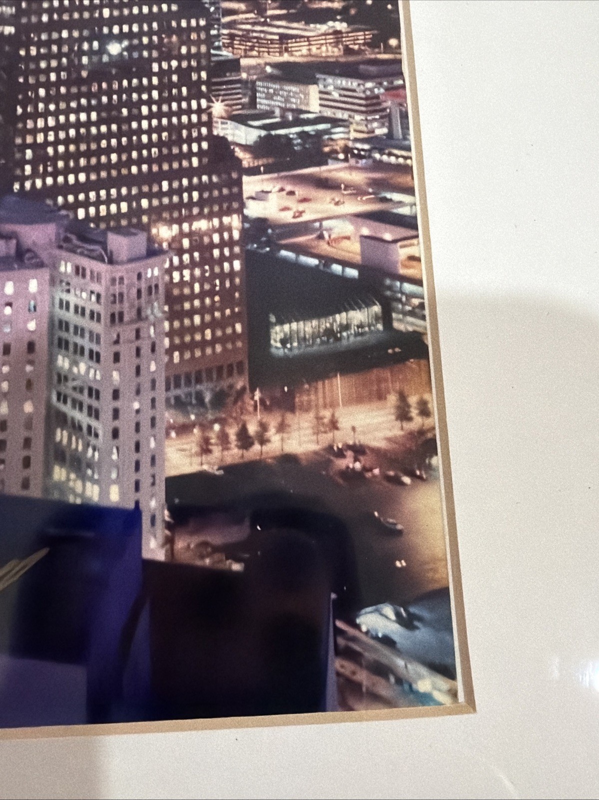Scott O’Niell Signed Atlanta Night Corporate Skyline Cityscape Photo 8×10 80s 90