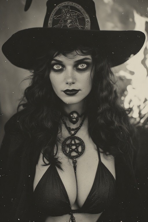 5 ~ 4X6 Glossy WOMEN Fine Art ‘ WITCH ‘ Photo FANTASY Set ! 2013590119