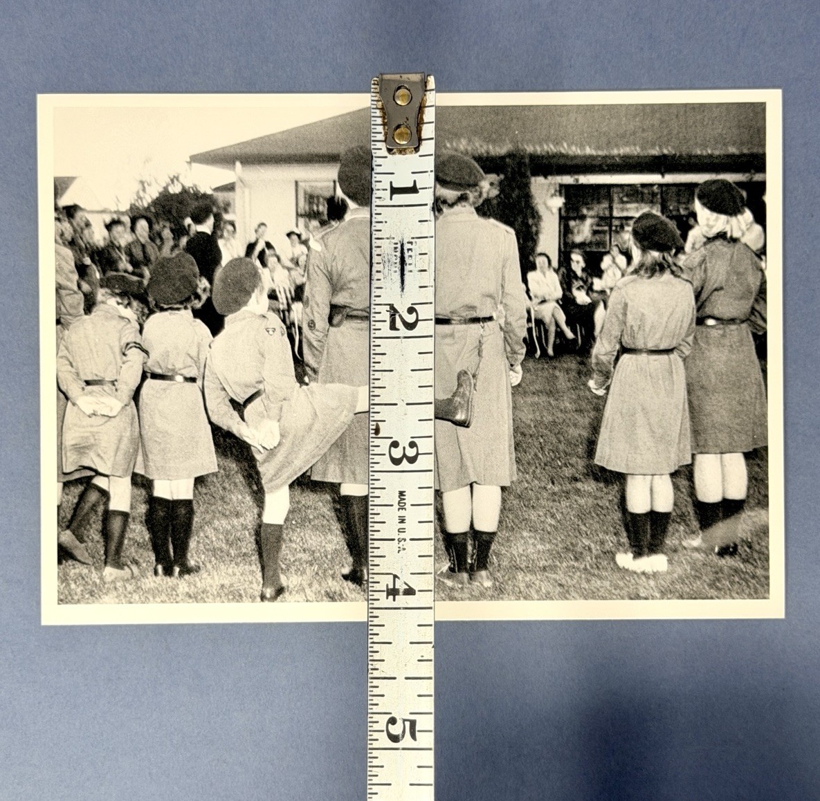 Girl Scout Ceremony Toronto Canada 1958 Fotofolio Art Photo Print Card 4.25”x6”