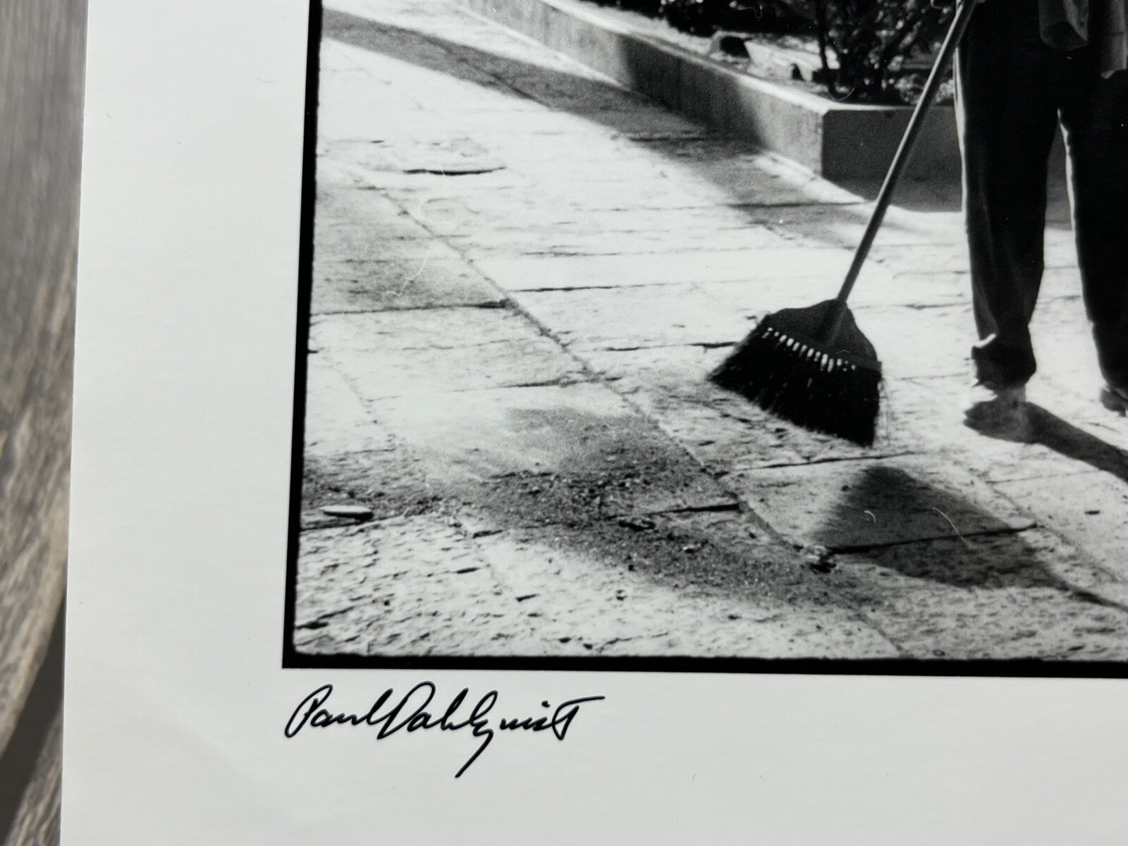 Paul Dahlquist Original B&W Photograph Signed “Oaxaca Sweepers” 8”x10”