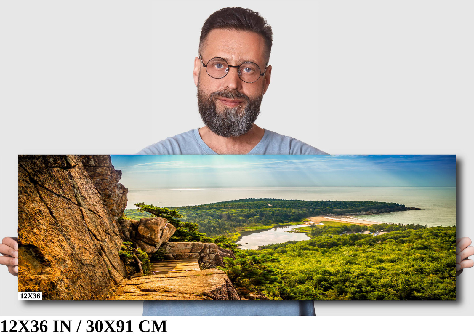 Trailblazing Adventure Beehive Trail Acadia National Park Photography Wall Art
