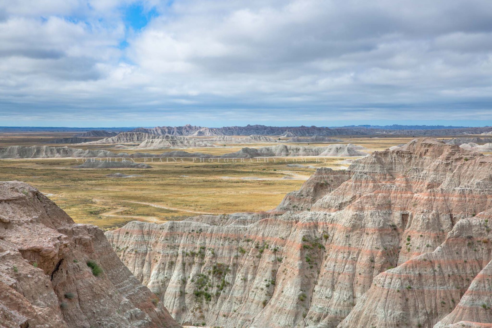 Badlands Photography Print – Picture of Prairie Landscape in South Dakota