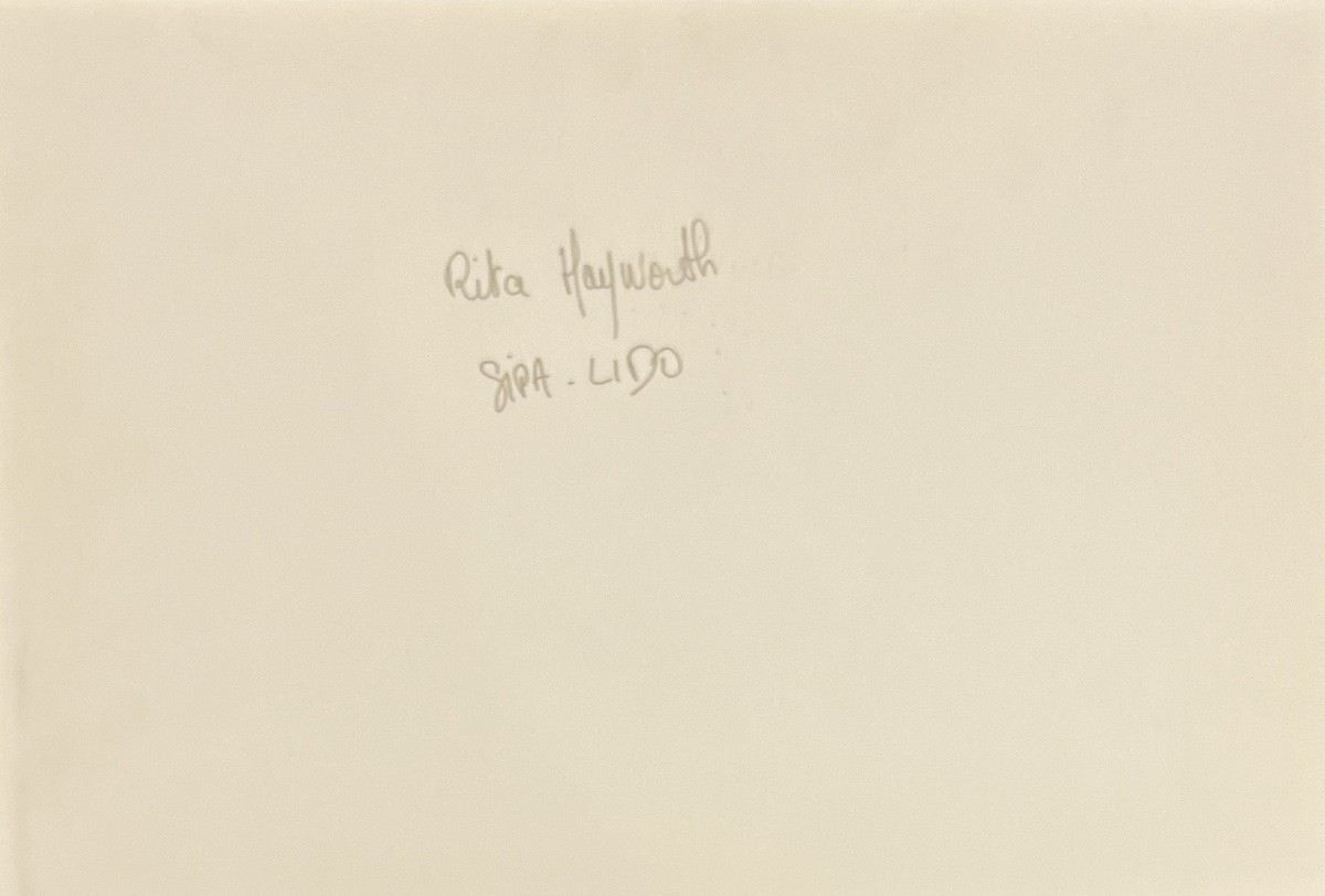 Serge Lido – Rita Hayworth – Silver gelatin print