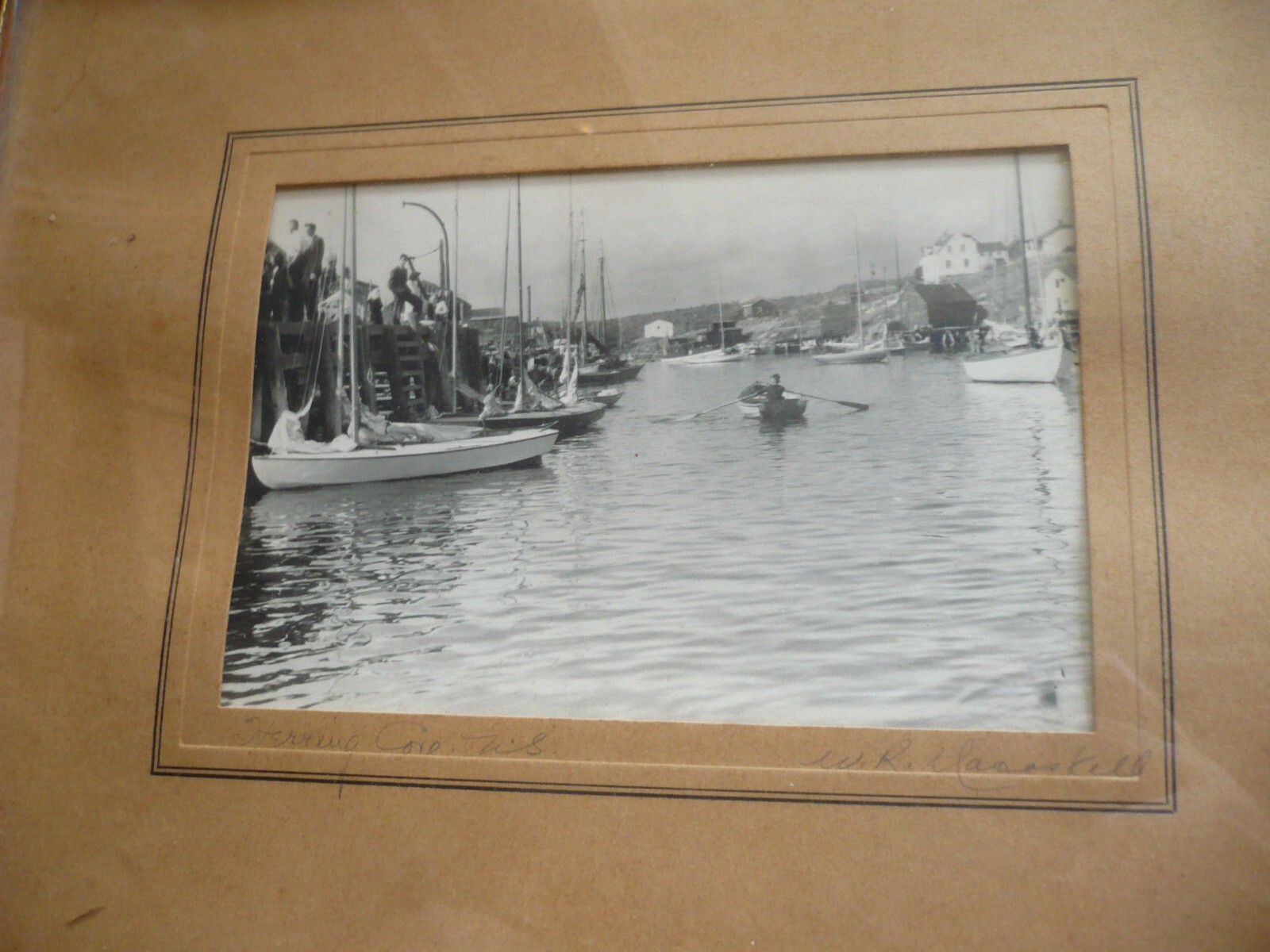 Wallace R. Macaskill, LISTED NOVA SCOTIA CANADA CANADIAN, OLD SIGNED PHOTOGRAPH