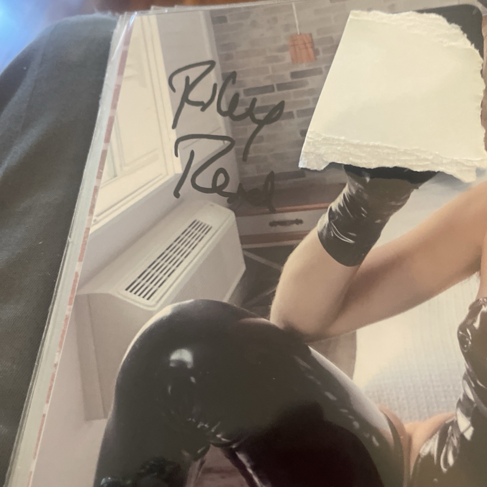 Riley Reid Autographed 8×10 Photo Pornstar Adult Model COA TTM Plus Riley Card