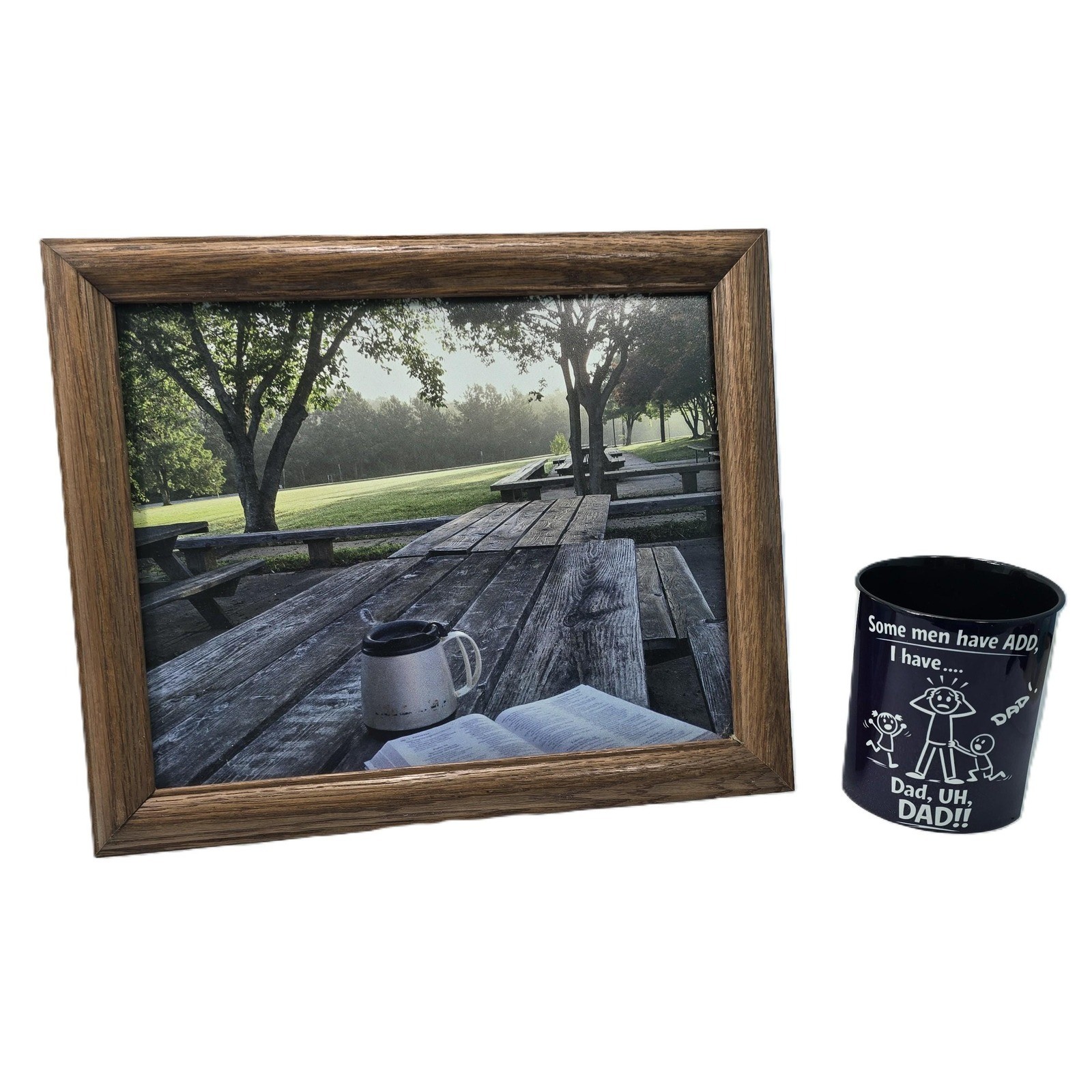 8′ x 10″ Early morning Serenity Scene in a Reclaimed Wood Frame