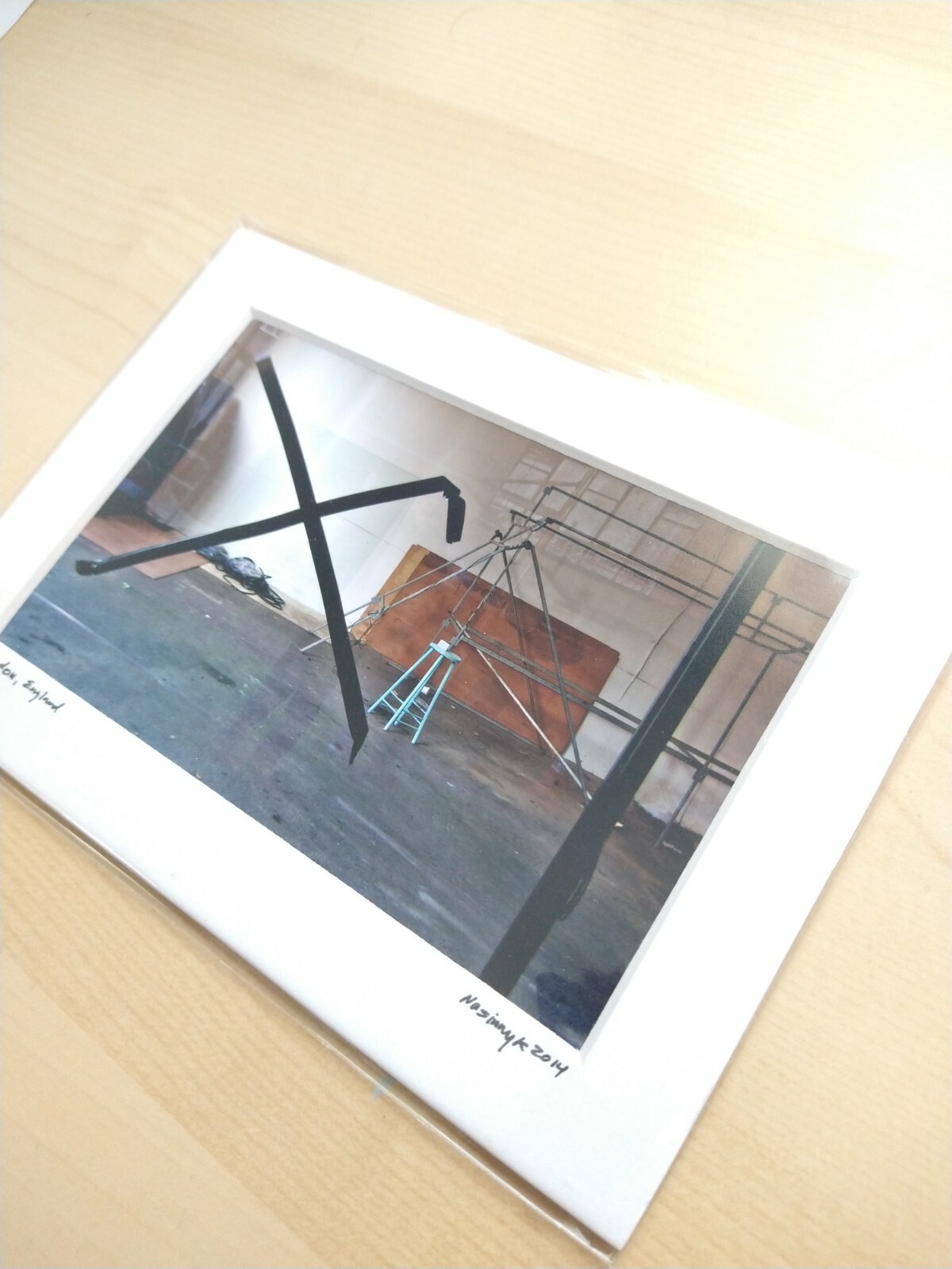Matted Photo Print London Abstract Modern Street Photography Home Decor Indie