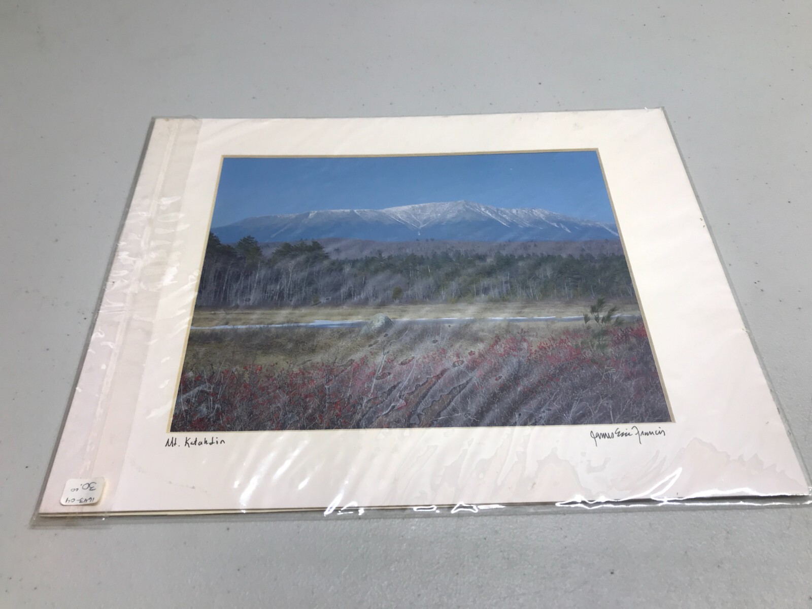 Mt Katahdin, Maine Real Photo – James Eric Francis – Penobscot Nation Native