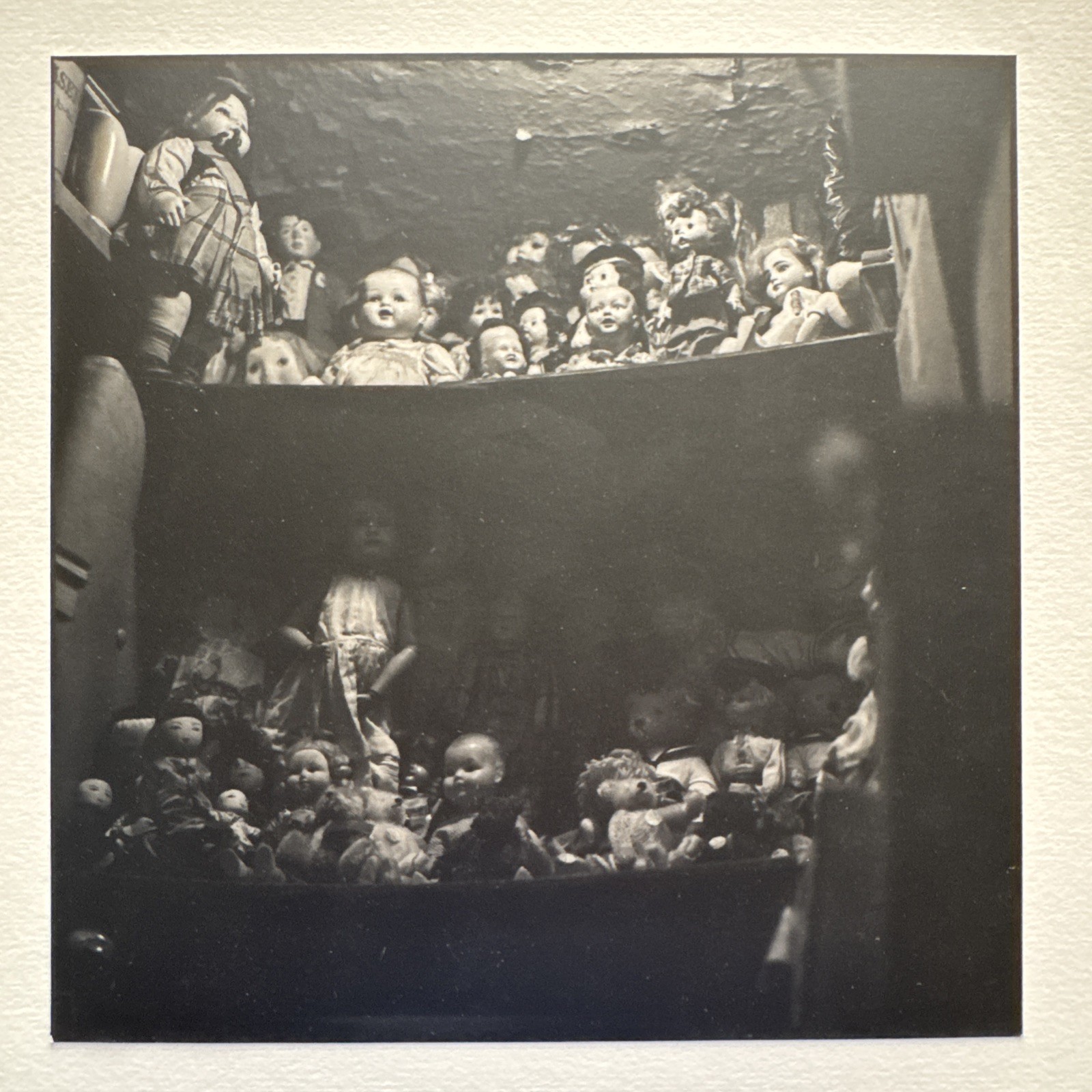Signed Bruce Cratsley Photograph 1988 “Albert’s Closet” Silver Gelatin “Dolls”