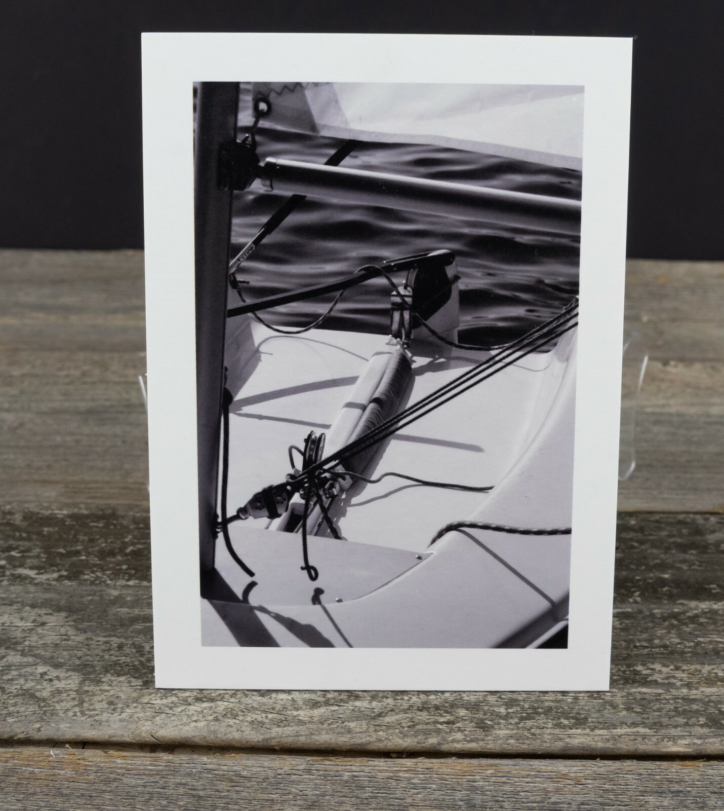 Sailboat Print, 5×7, Thick Eggshell Texture Matte Paper, Ready to Frame