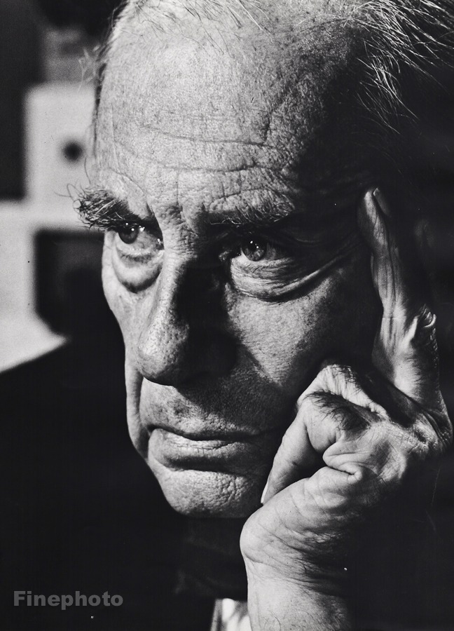 1958 Vintage WALTER GROPIUS Germany Architect Photo Art 16×20 ~ PHILIPPE HALSMAN