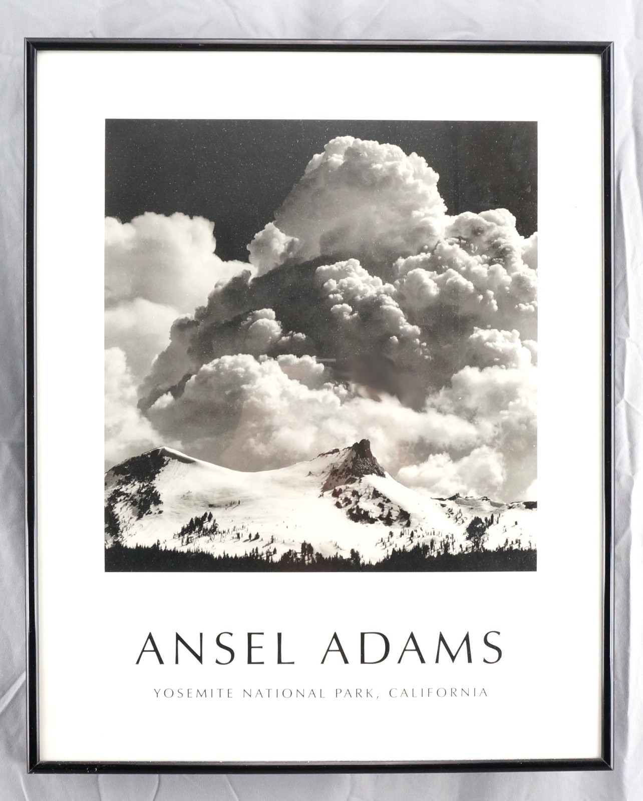 1993 Ansel Adams Authorized Edition Thundercloud Yosemite Framed Photo 16×20