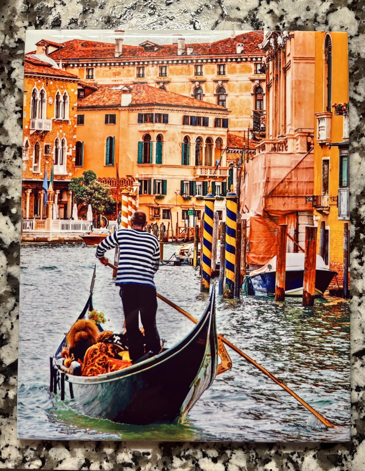 Venice Italy Photograph Picture on Ceramic Tile 10” x 8” by David Stern