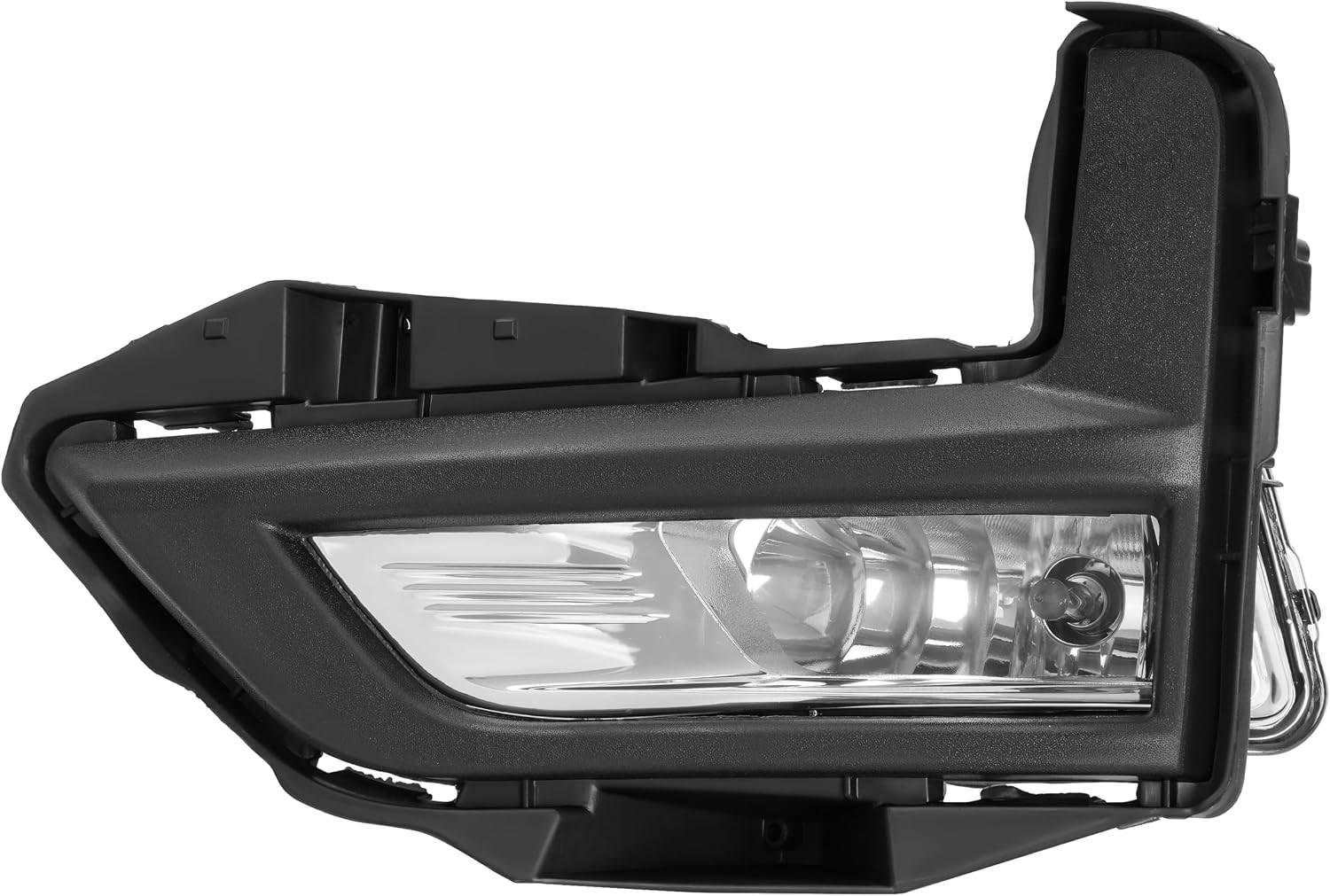 Front Upper + Lower Grille + Fog Light Kit Compatible with 2017-2020 Nissan Rogu