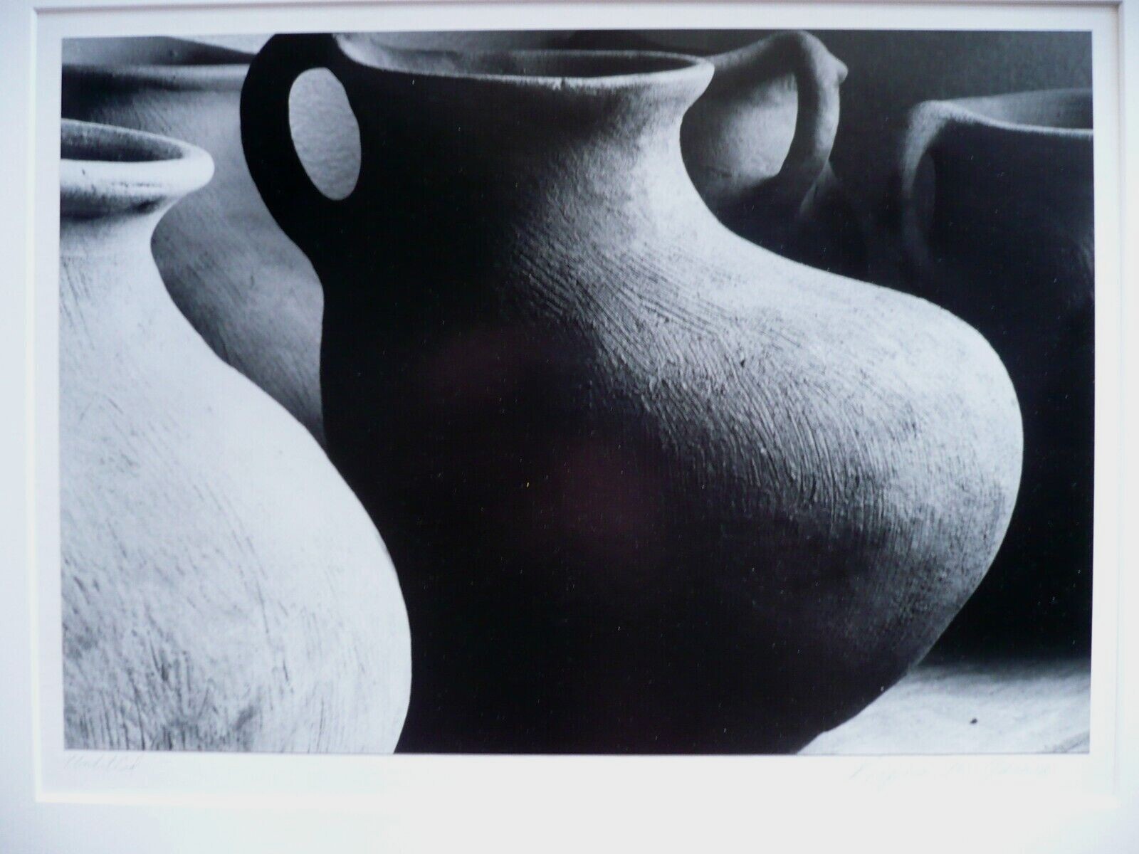 VIRGINIA M. GARCIA PHOTOGRAPHER NATIVE POTTERY MODERN MODERNISM REALISM SHAPES