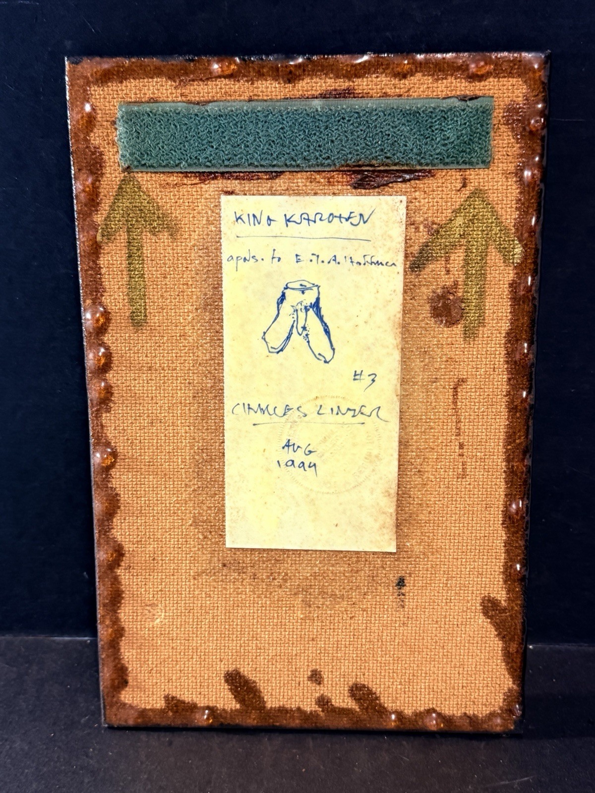 San Francisco Artist Charles Linder Artwork. King Karoten. Earl McGrath Gallery