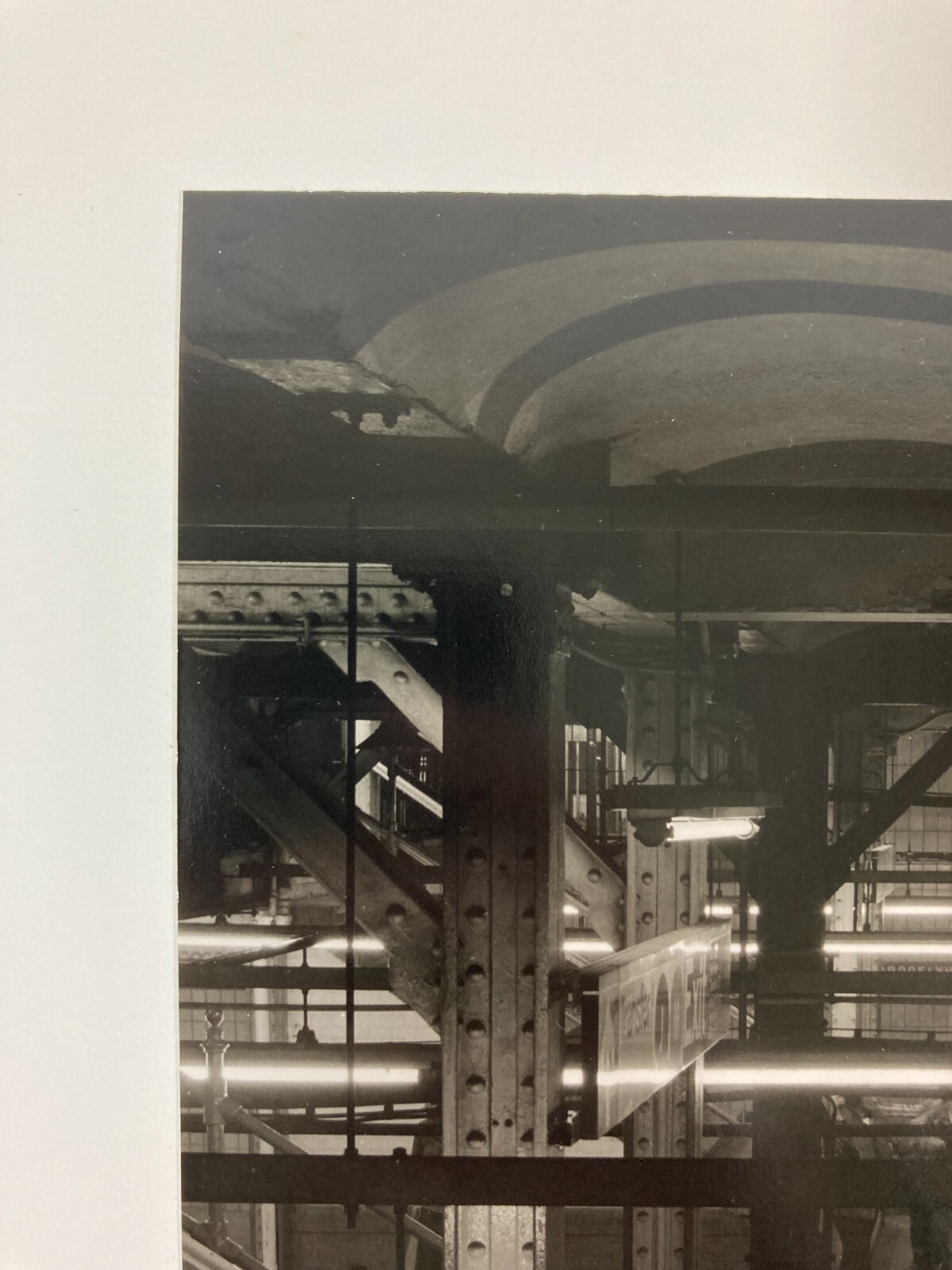 LEONARD SUSSMAN Signed NEW YORK CITY SUBWAY 1977 GELATIN SILVER PRINT & ETCHING