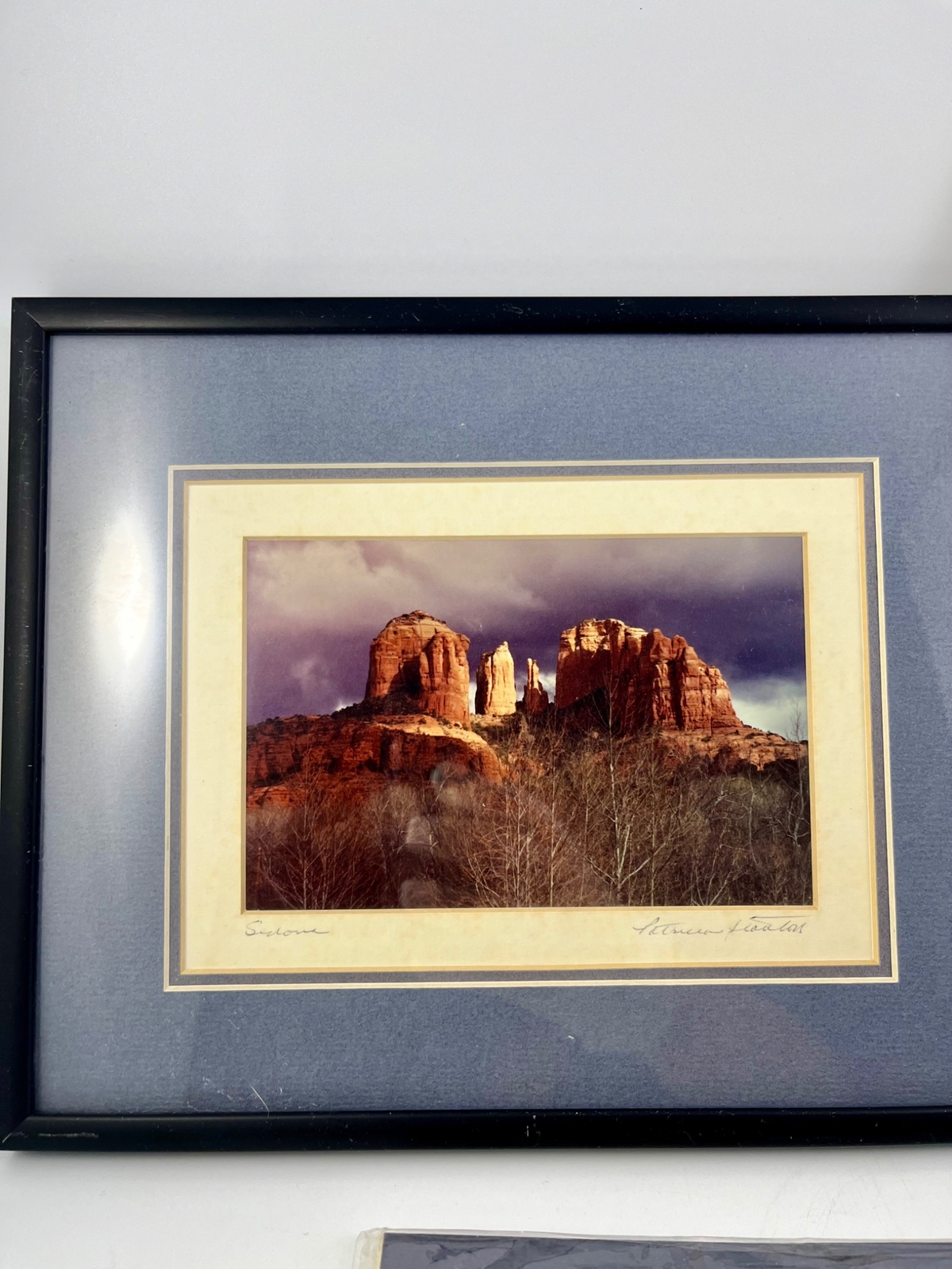 Vintage Set of 3 Patricia Stanton Sedona Photographs 2 Framed Wall Art